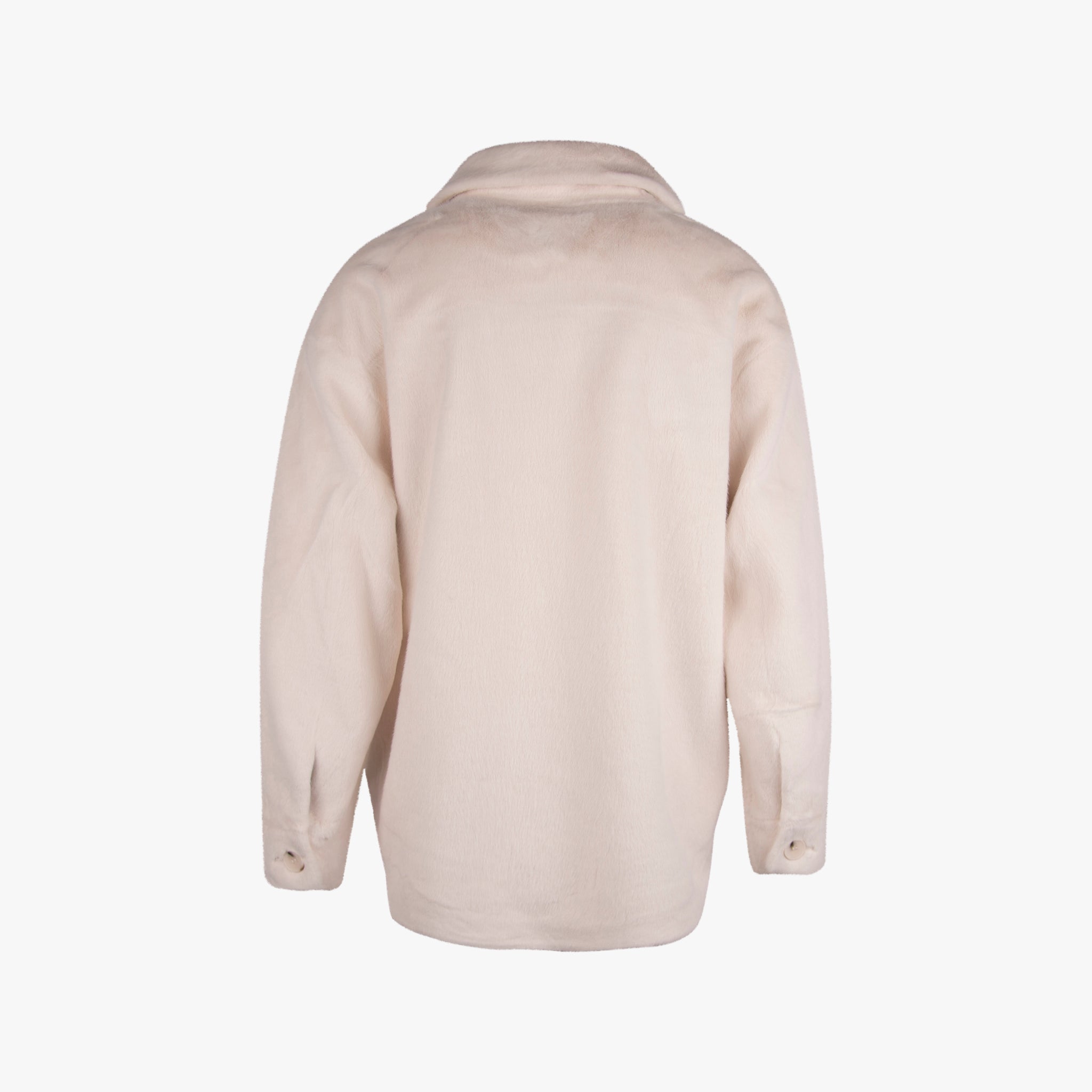 Ronja Mink Jacke Fakefur | creme