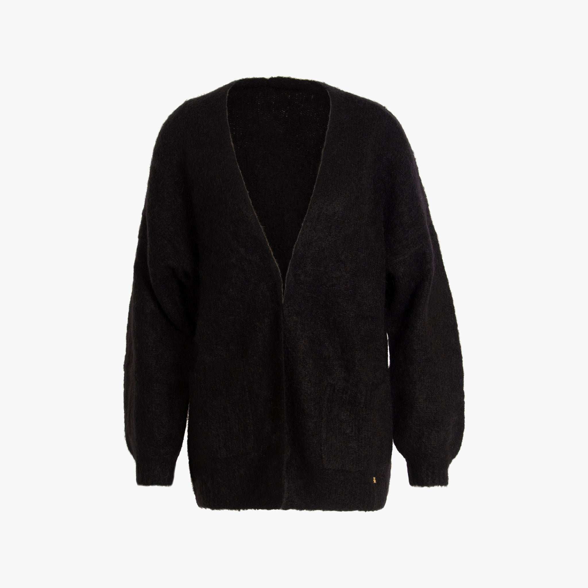 Cardigan 2T open | schwarz