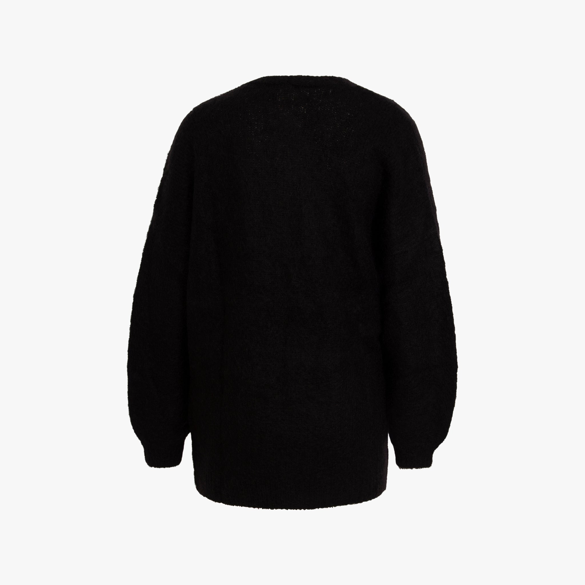 Cardigan 2T open | schwarz