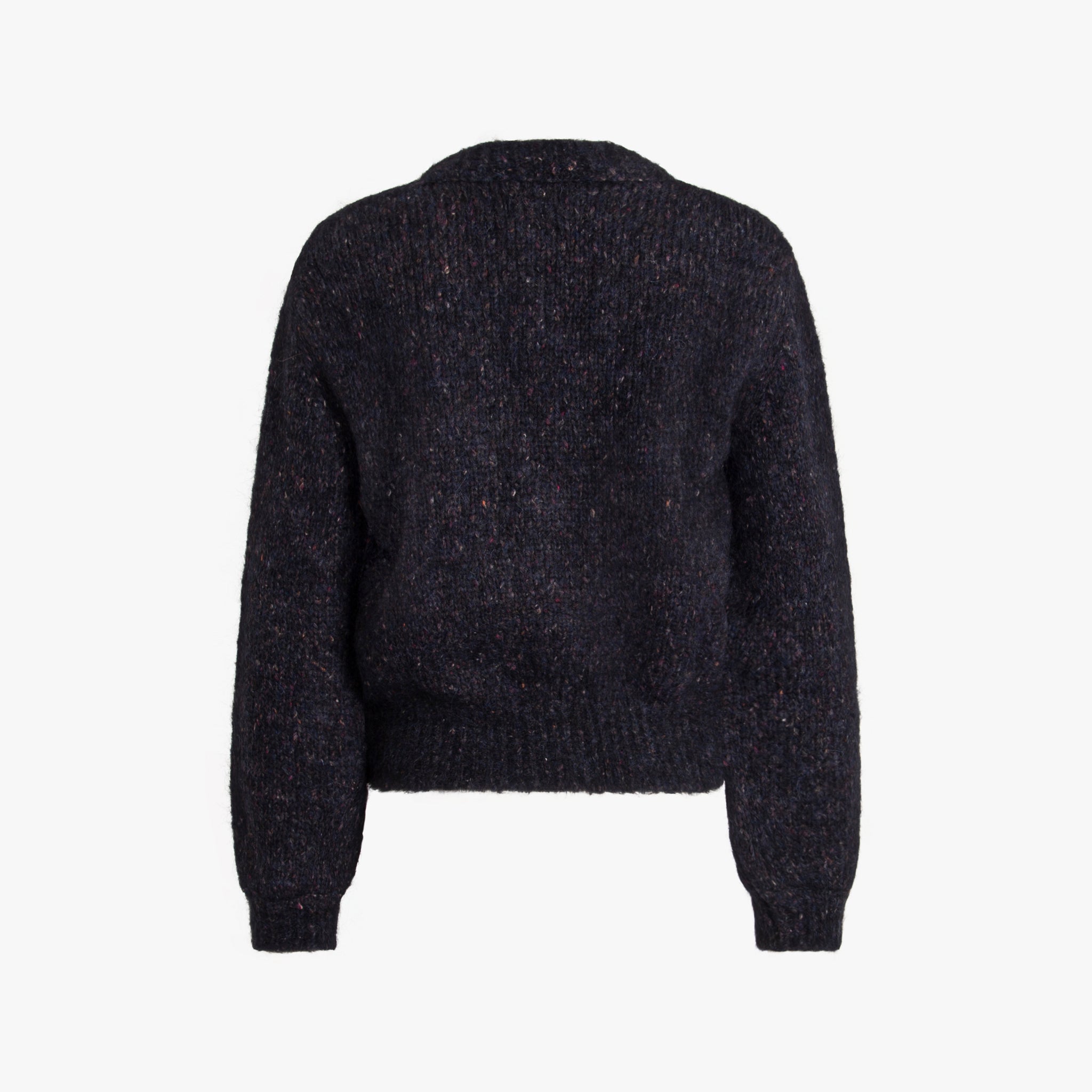Strickjacke meliert | navy