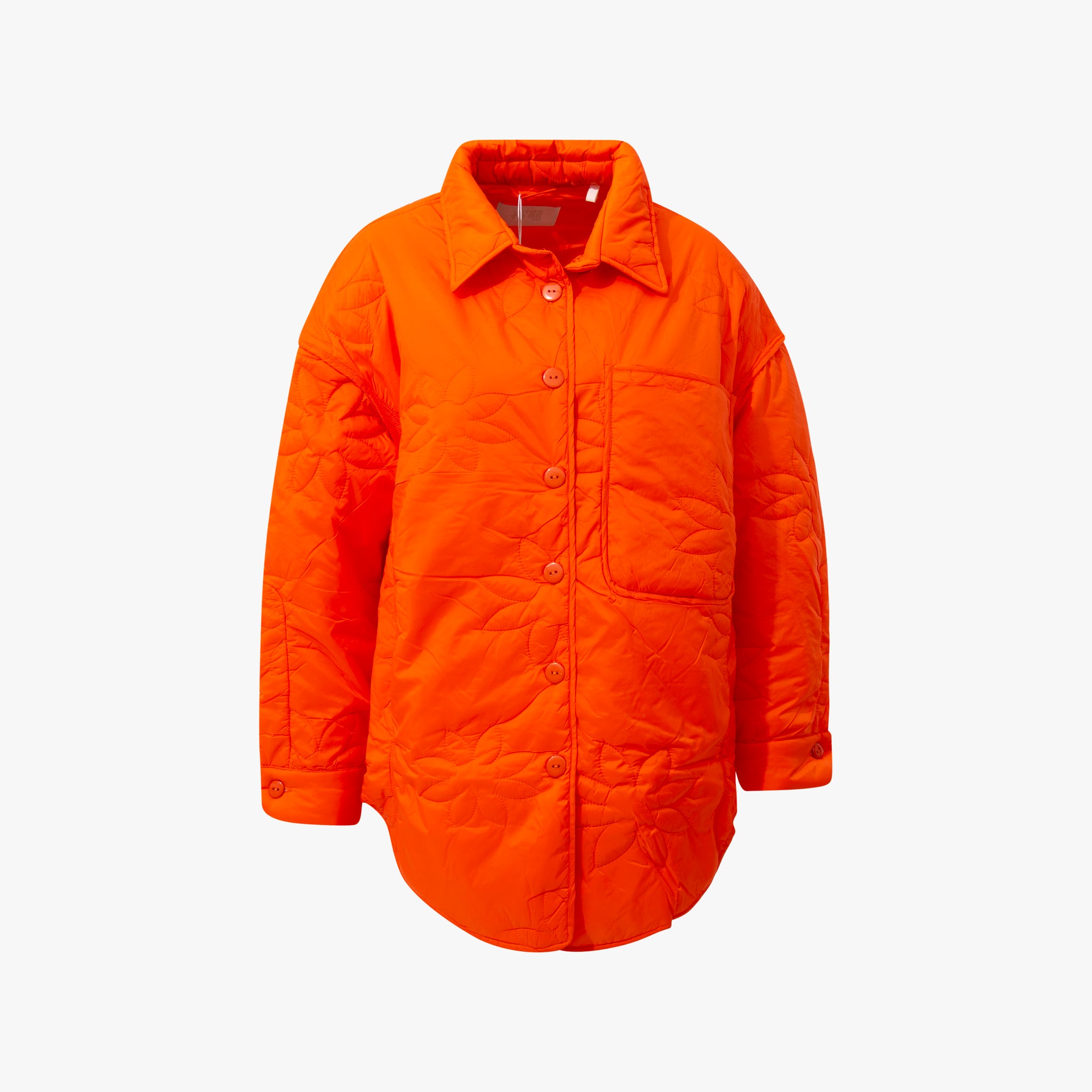 Overshirt gesteppt | orange