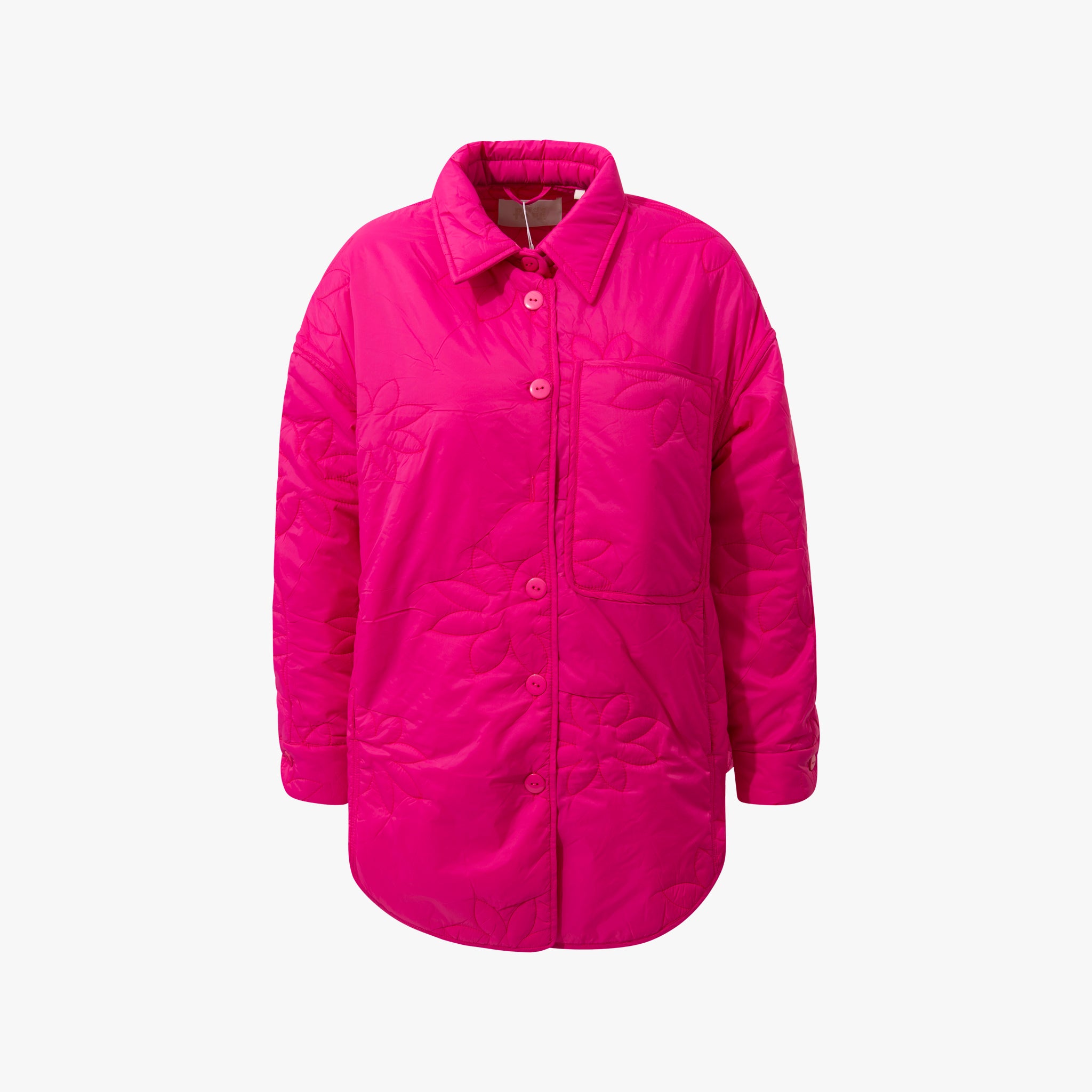 Overshirt gesteppt | pink