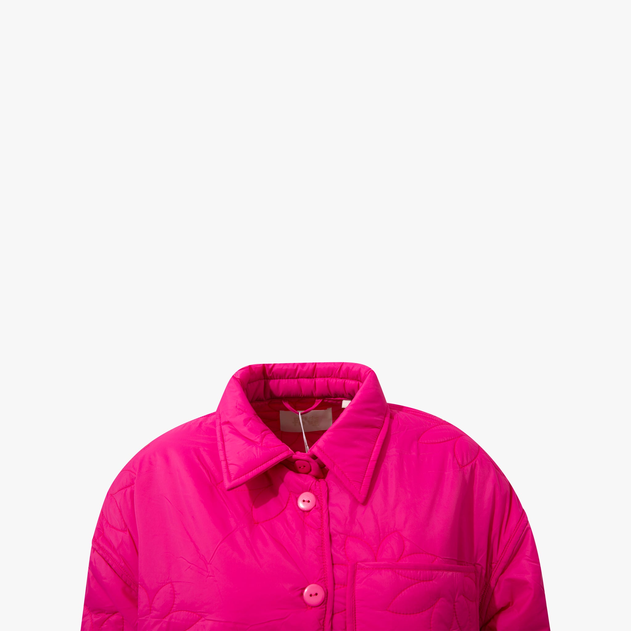 Overshirt gesteppt | pink