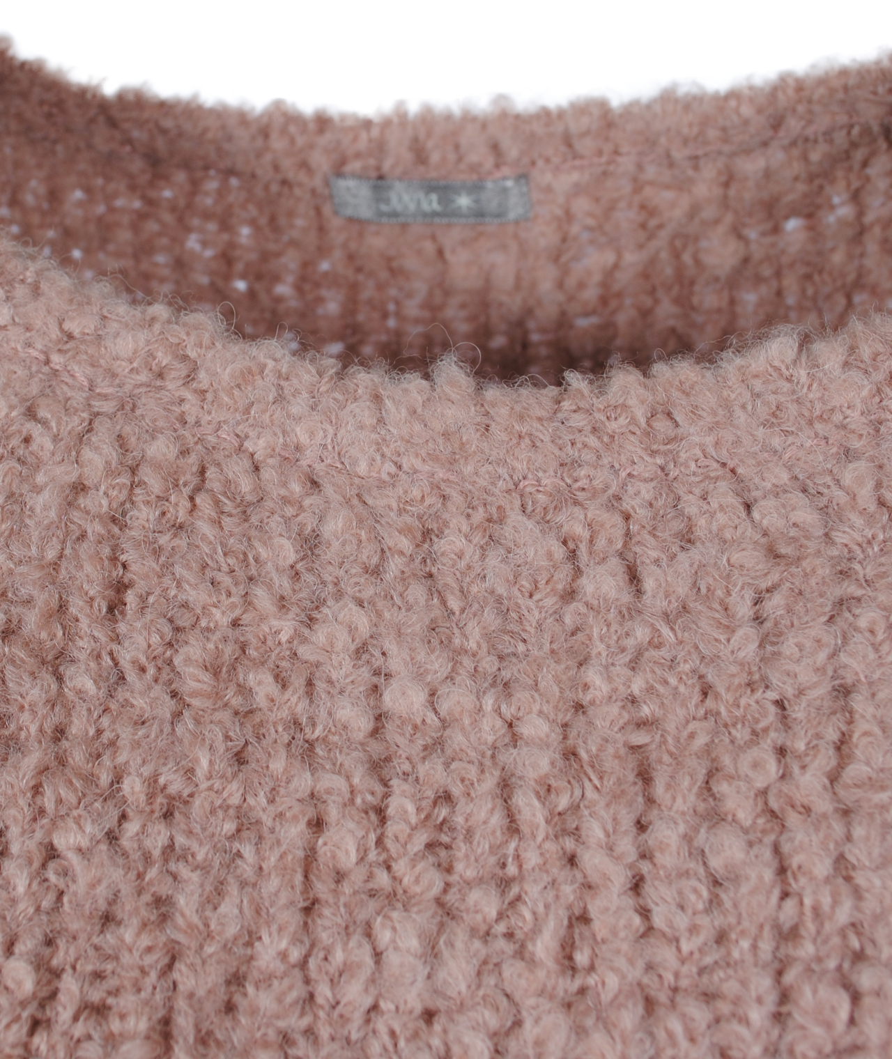 Pulli Bouclee Bicolor | mauve