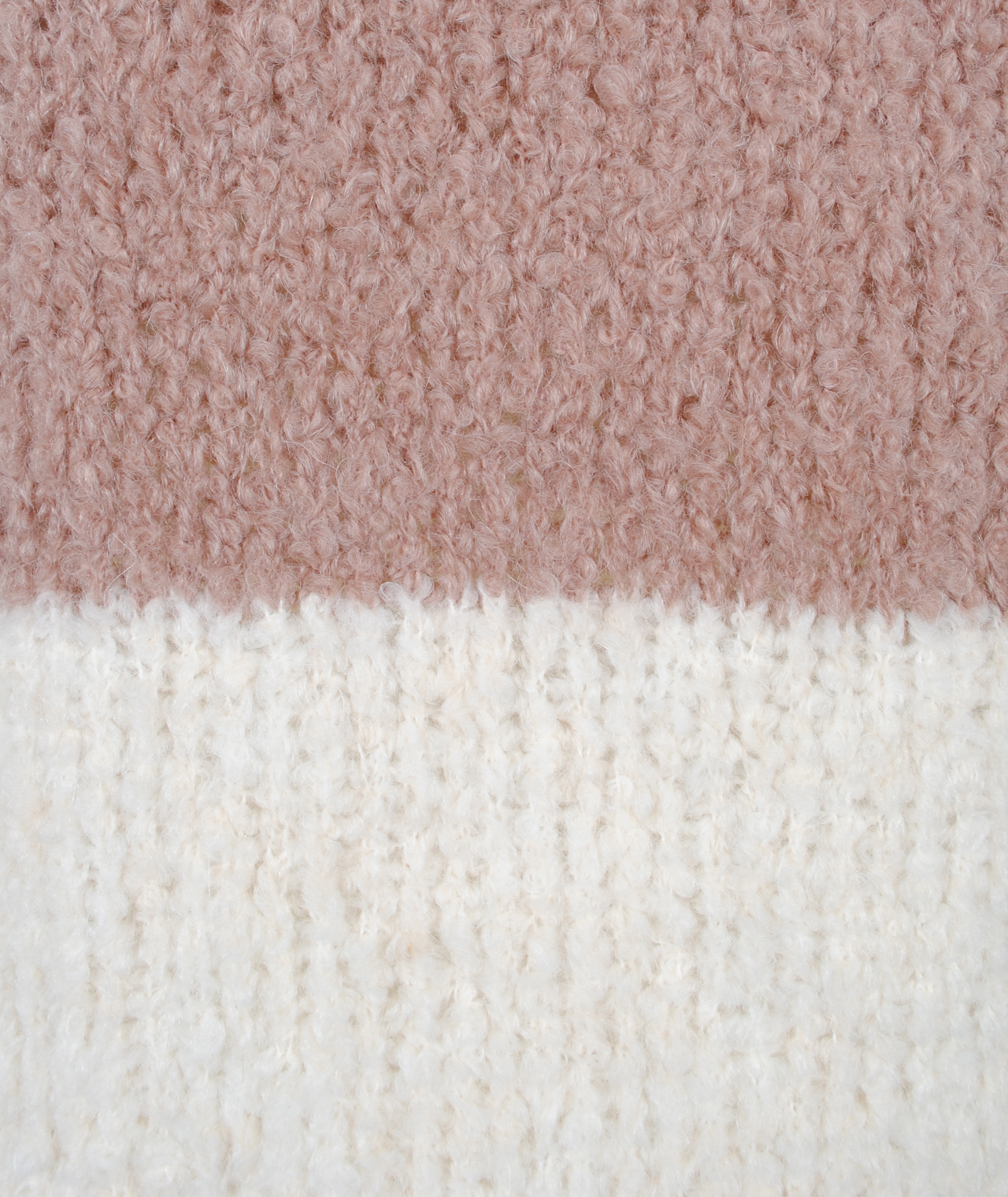 Pulli Bouclee Bicolor | mauve