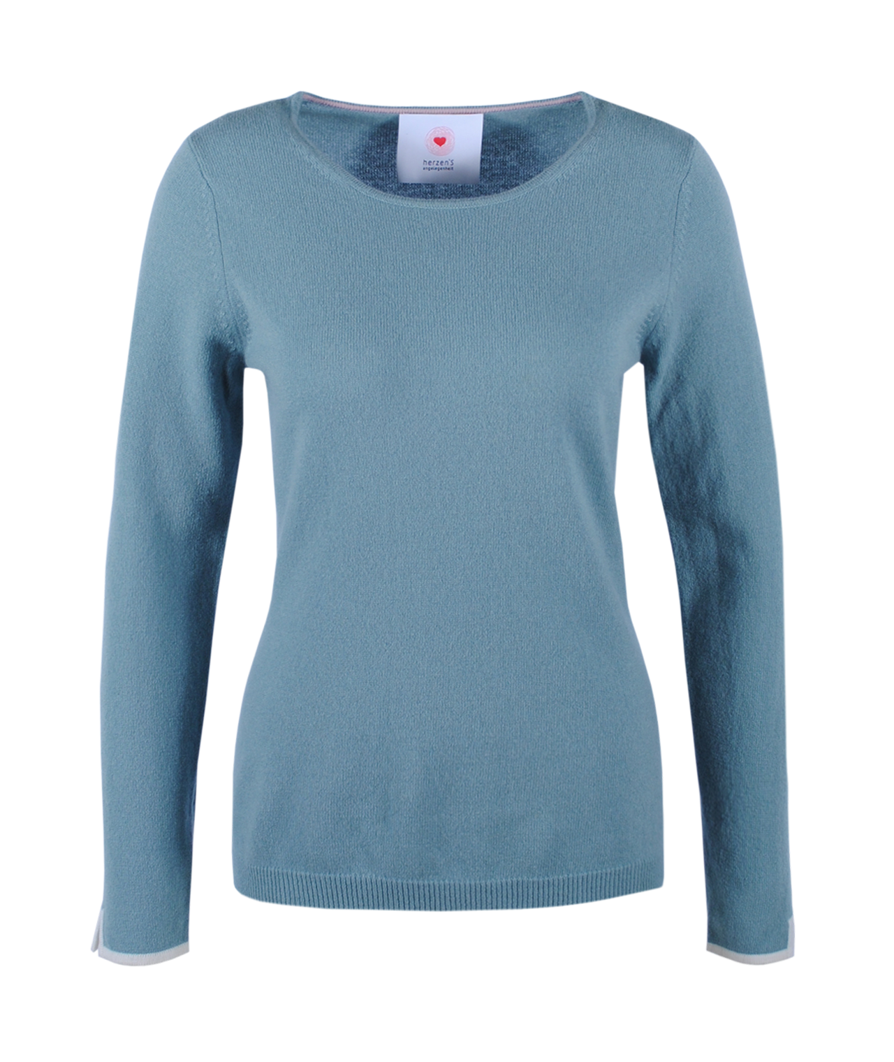RH-Pulli schmal | hellpetrol