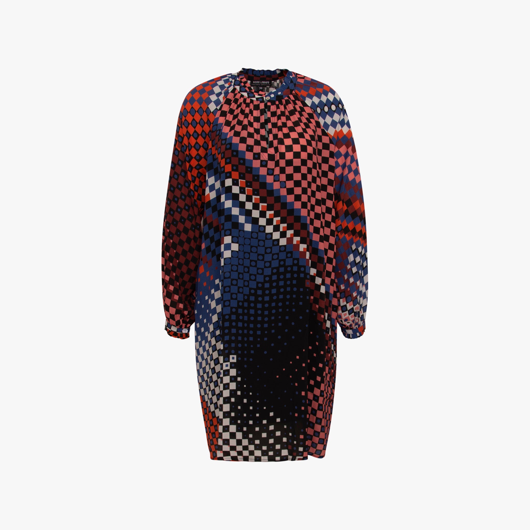 Kleid Mosaikprint | multicolor
