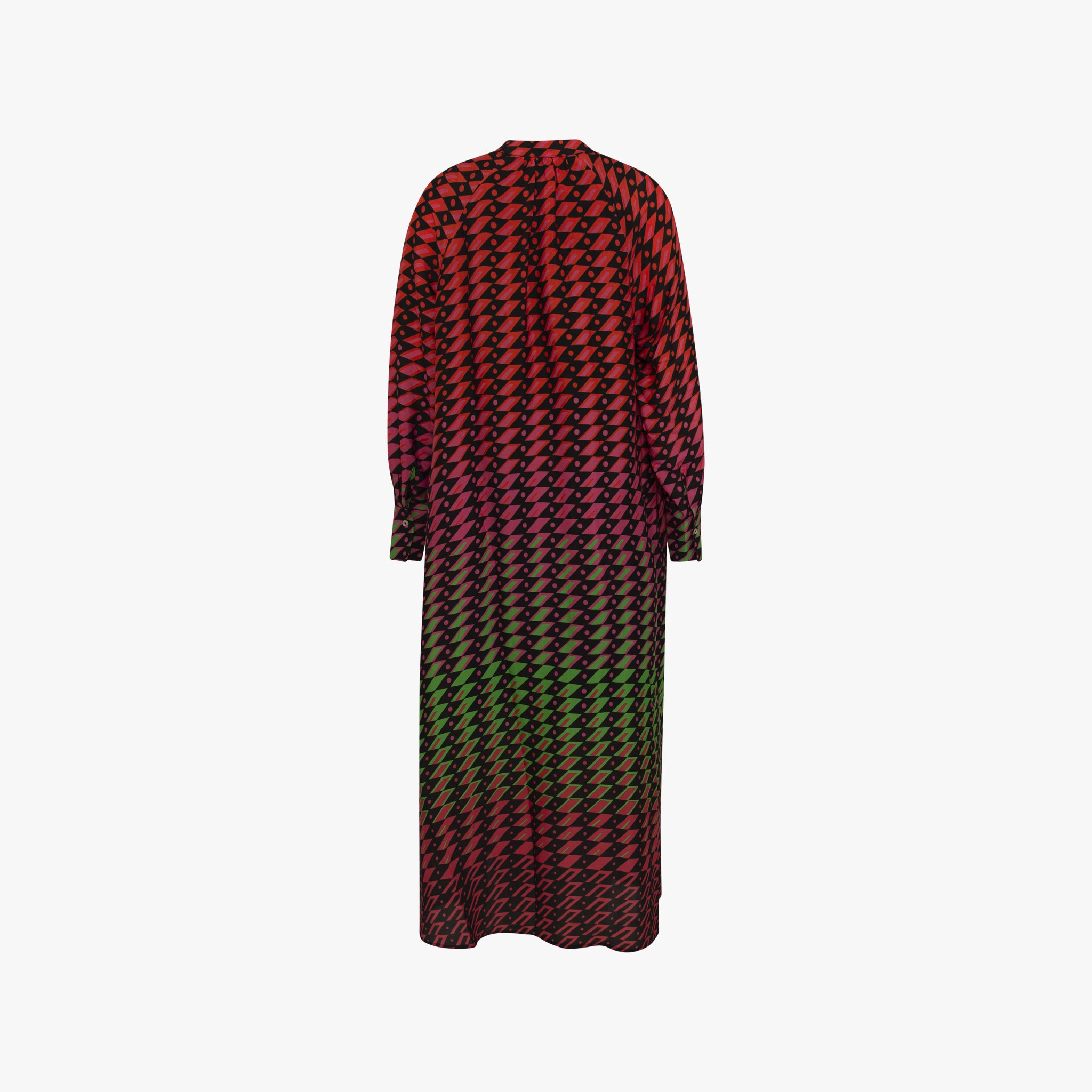 Maxikleid Rautenprint | pink