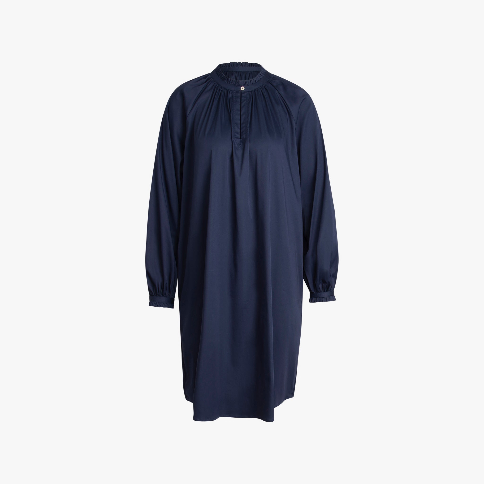 Kleid Rüschenabschluss | navy