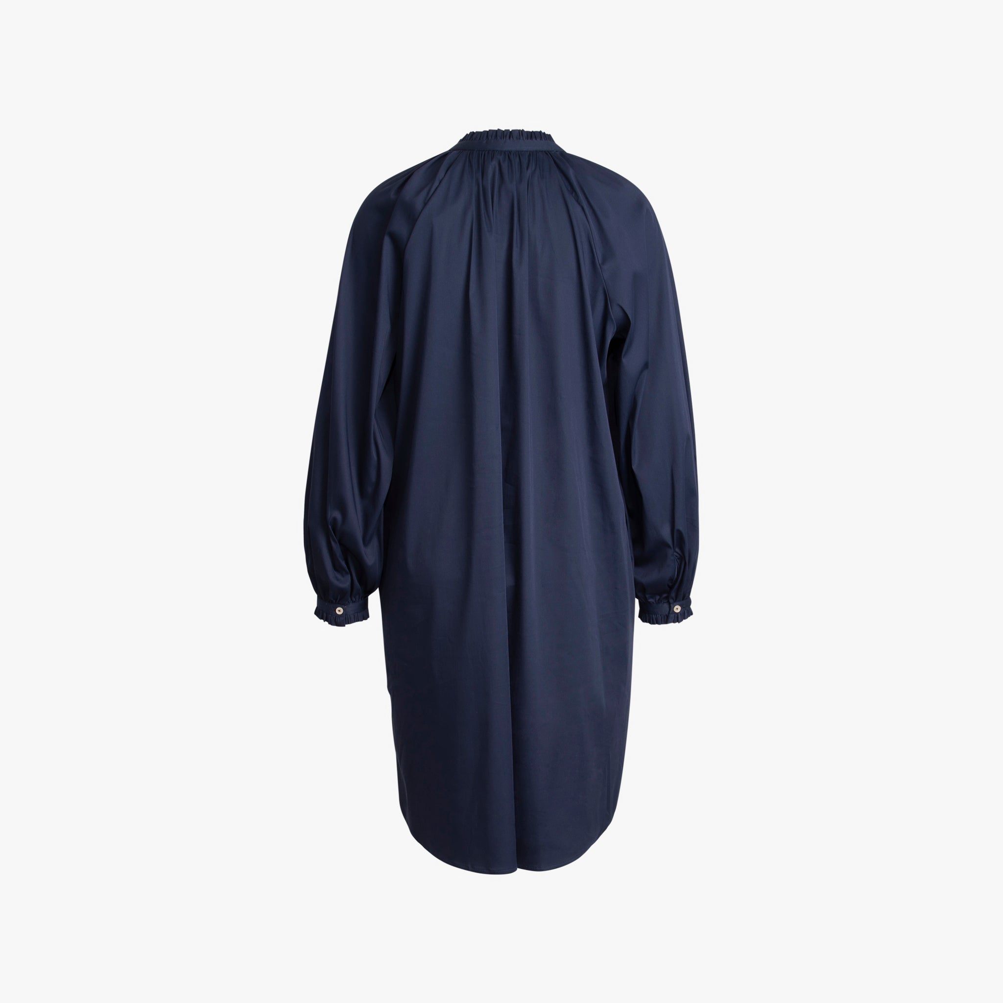 Kleid Rüschenabschluss | navy