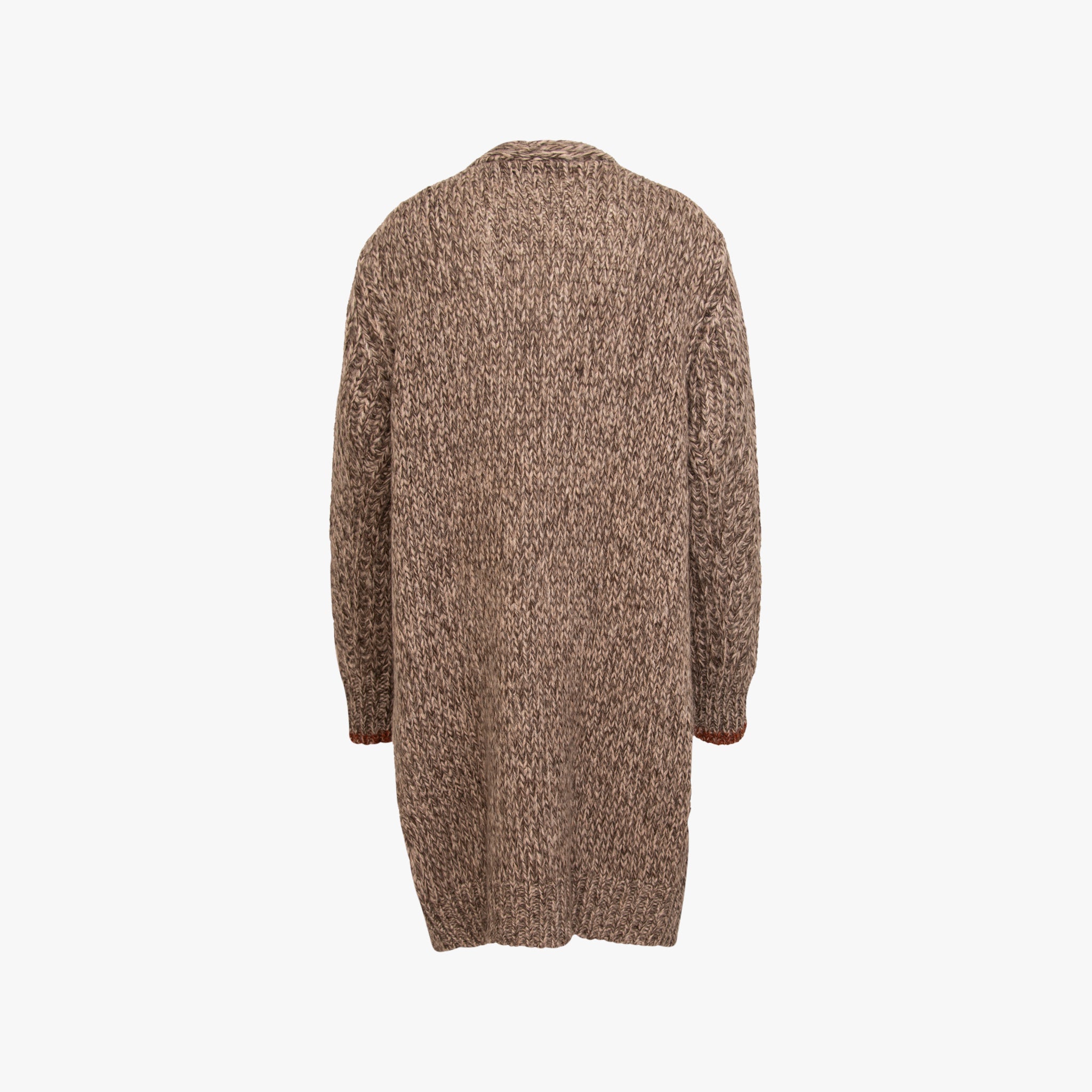 Grobstrickmantel | taupe