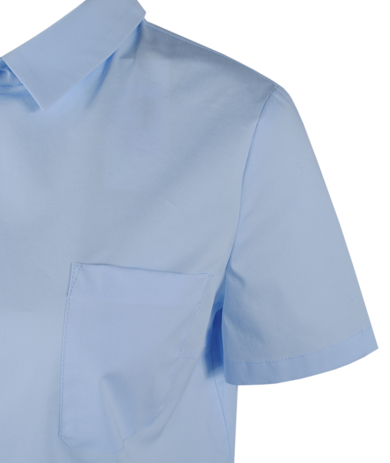 Schlupfbluse Kragen | hellblau