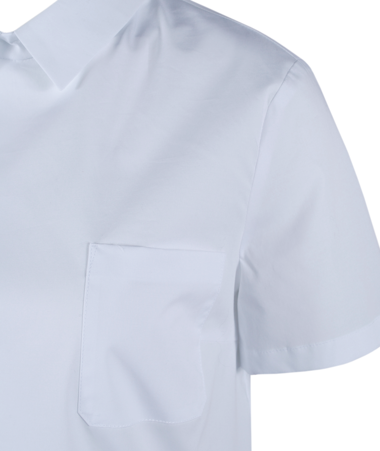 Schlupfbluse Kragen | weiß