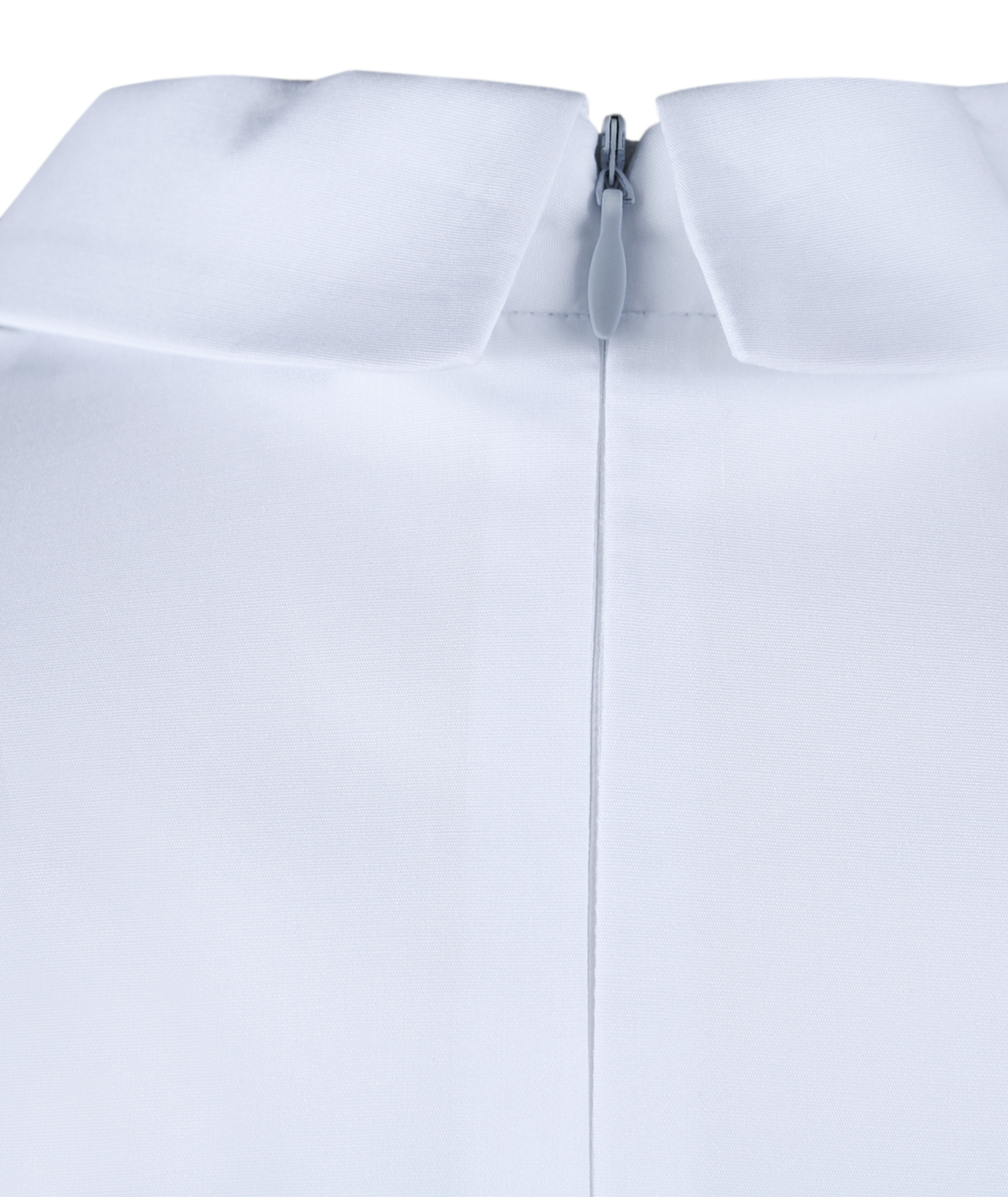 Schlupfbluse Kragen | weiß