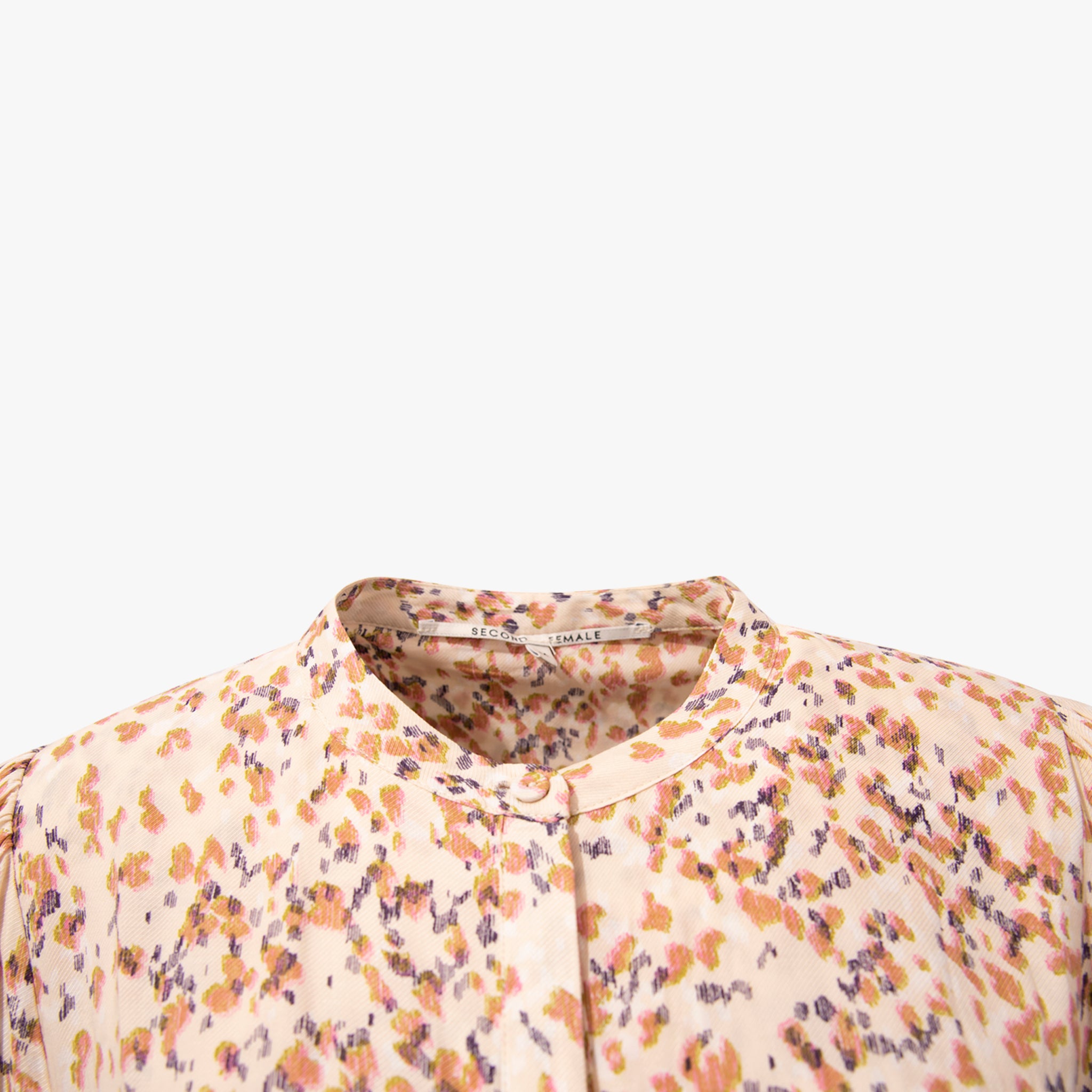 Bluse Konfettiprint | champagner