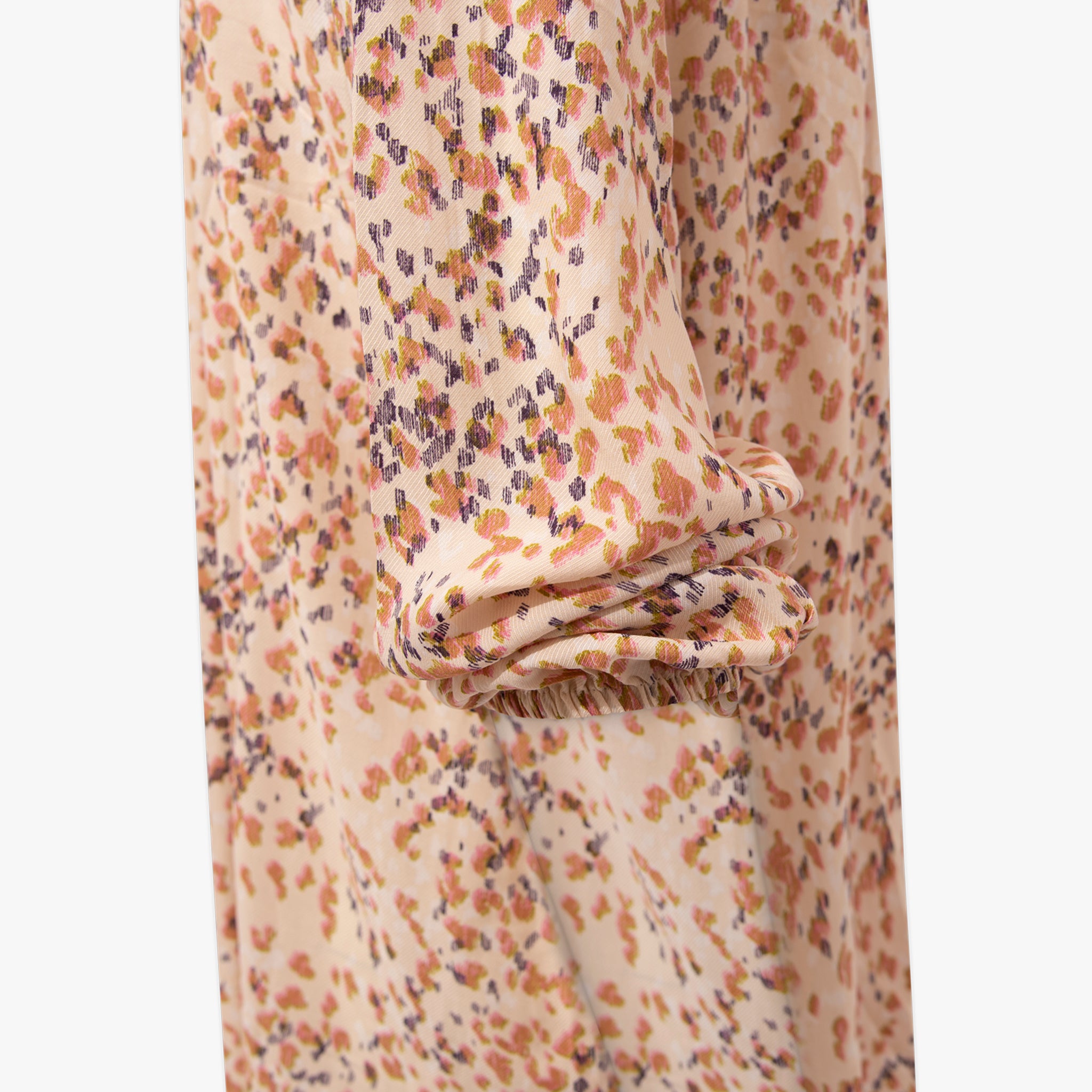 Bluse Konfettiprint | champagner