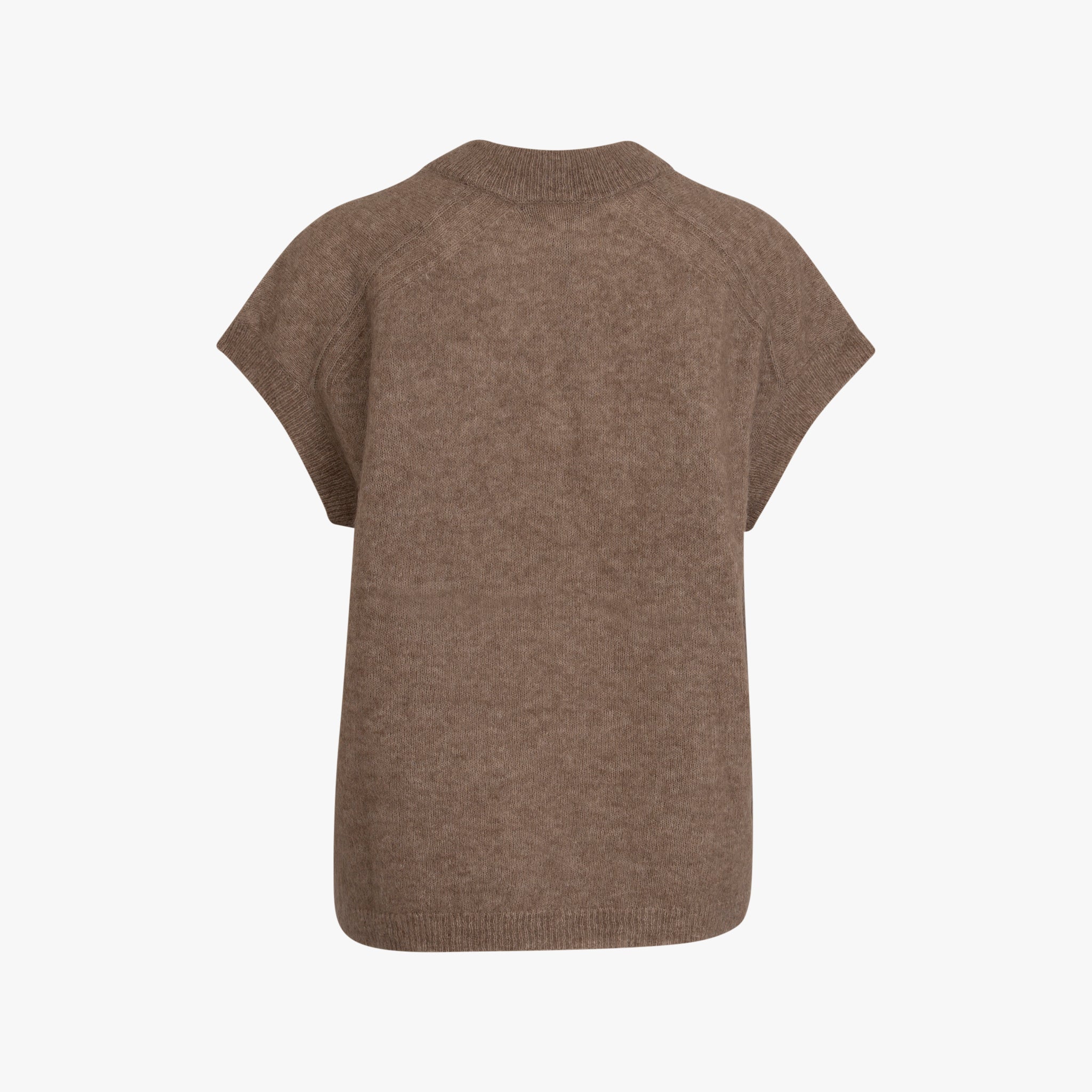 Strick Pullunder | graubeige