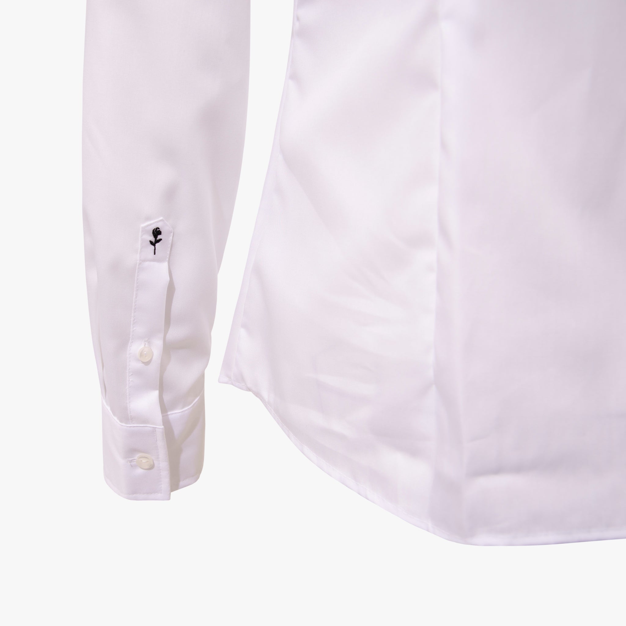 Bluse Basic | weiß