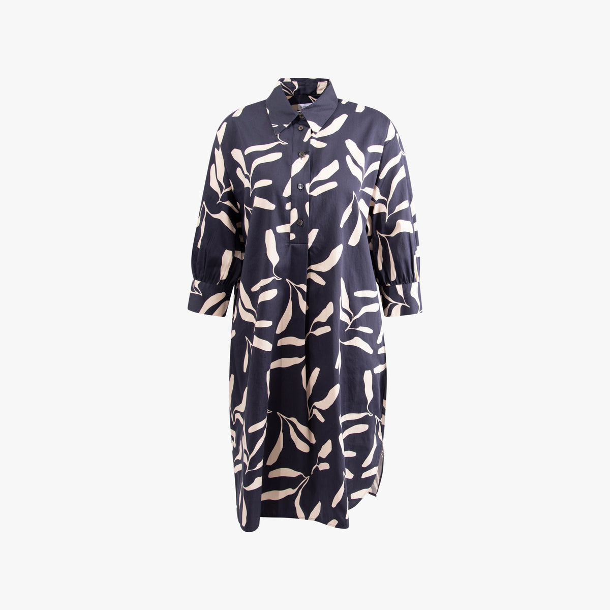 3/4 Arm Kleid Print | navy