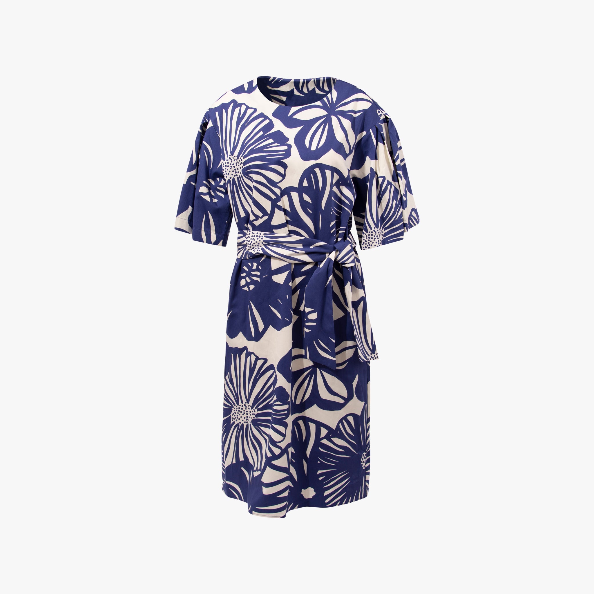 Kleid Flowerprint | blau