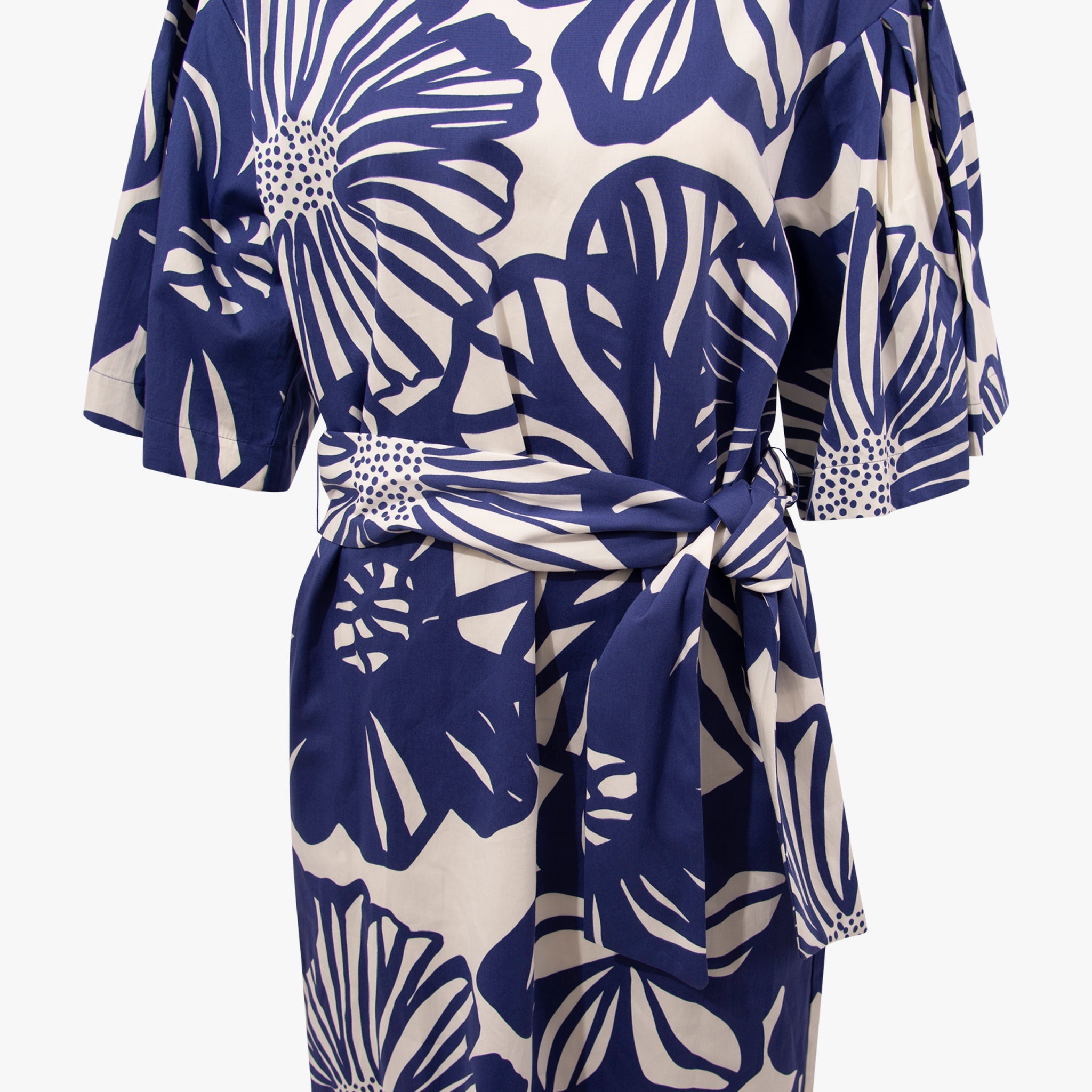 Kleid Flowerprint | blau