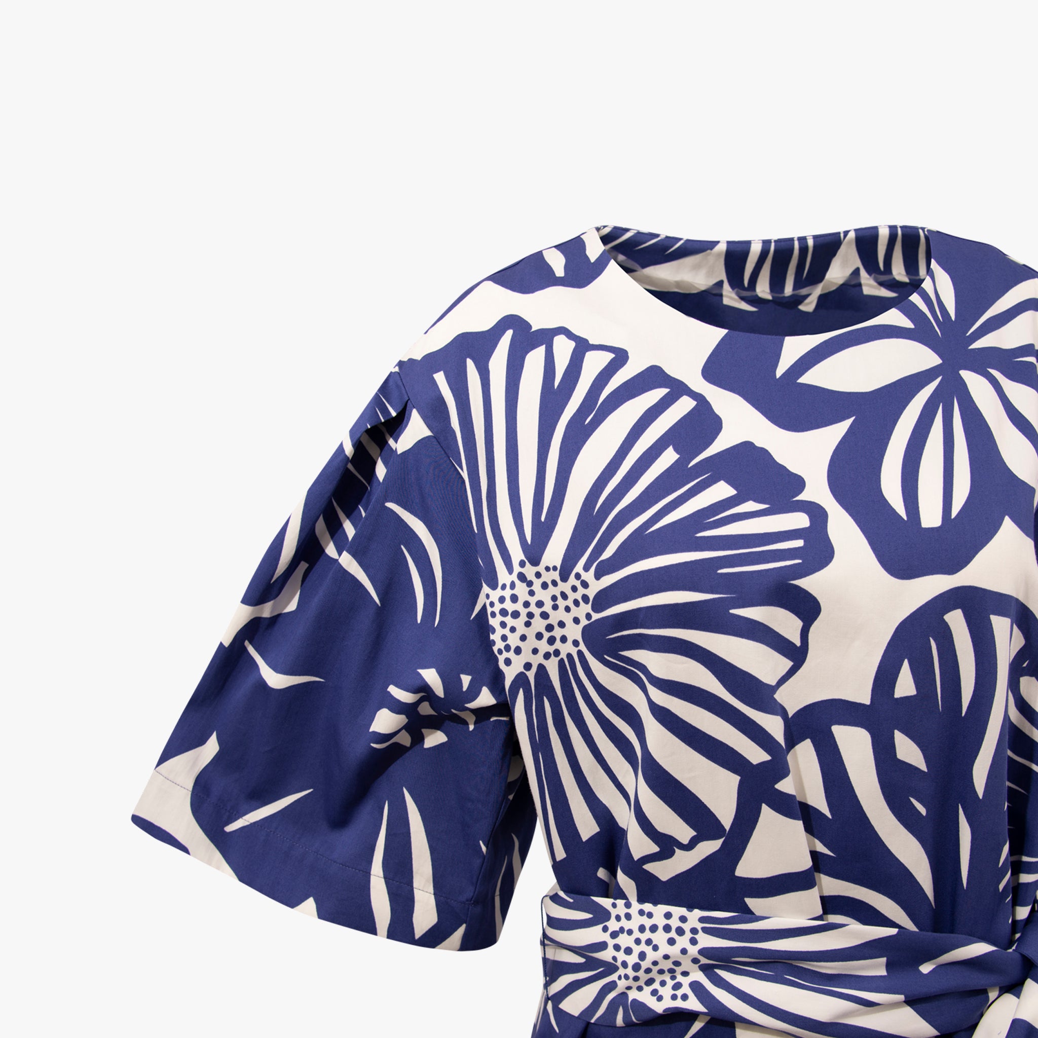Kleid Flowerprint | blau