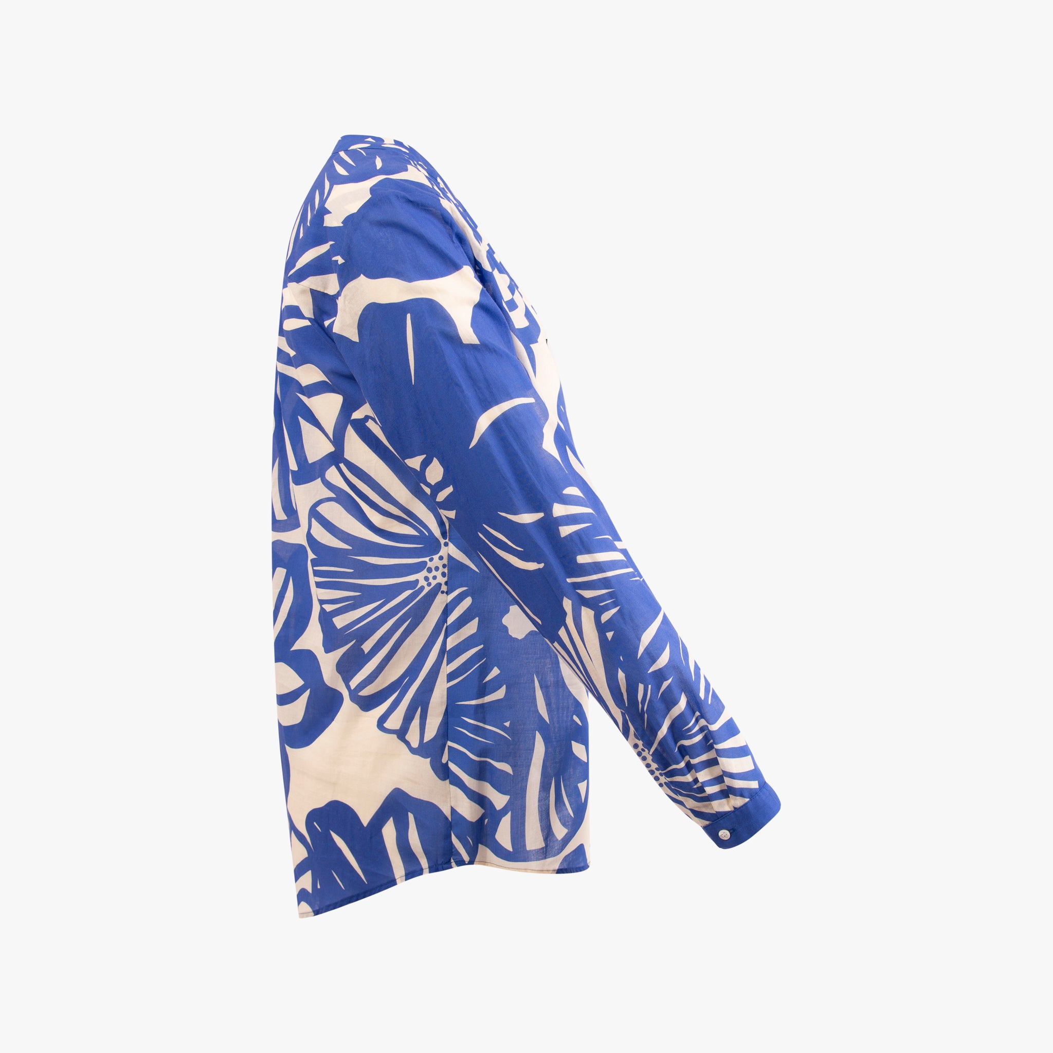 Bluse Flowerprint | blau
