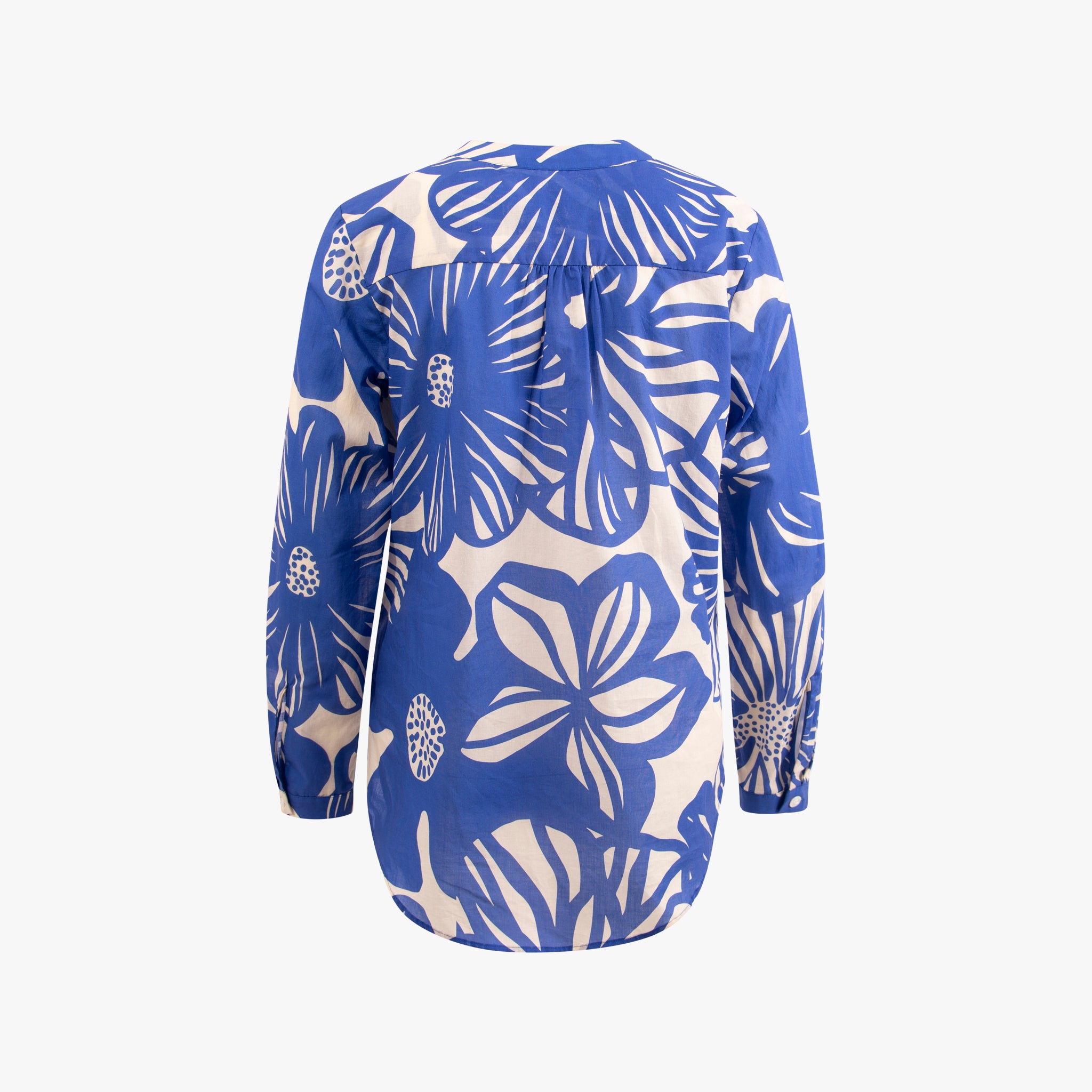Bluse Flowerprint | blau