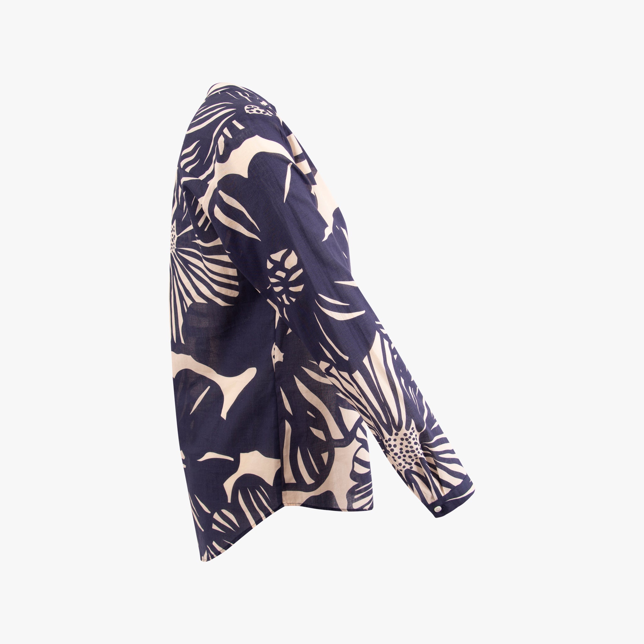 Bluse Flowerprint | navy