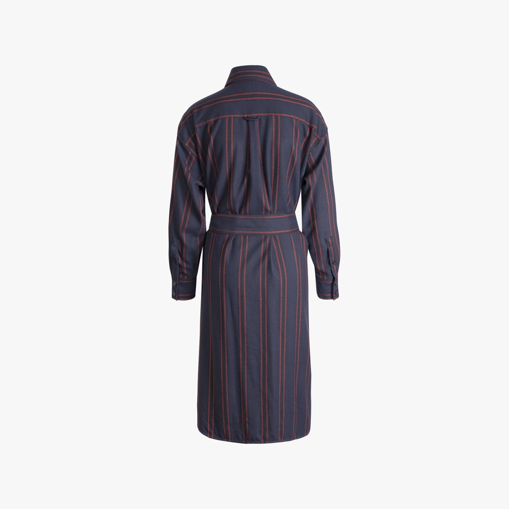 Midikleid Streifen | dunkelblau
