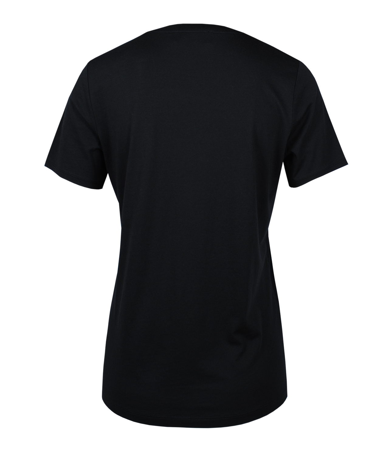 Shirt mit Schluppe | schwarz