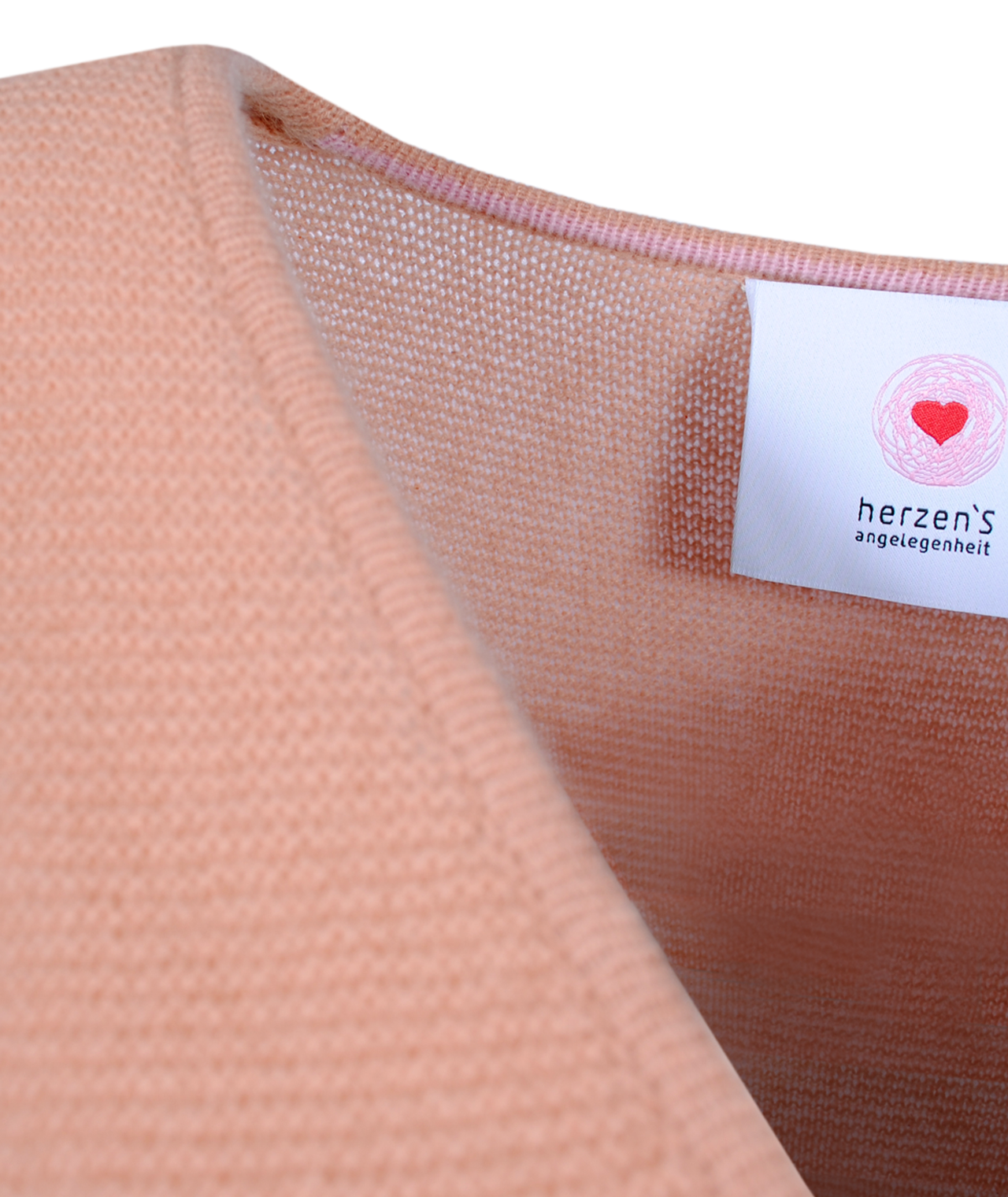 Strickmantel | apricot