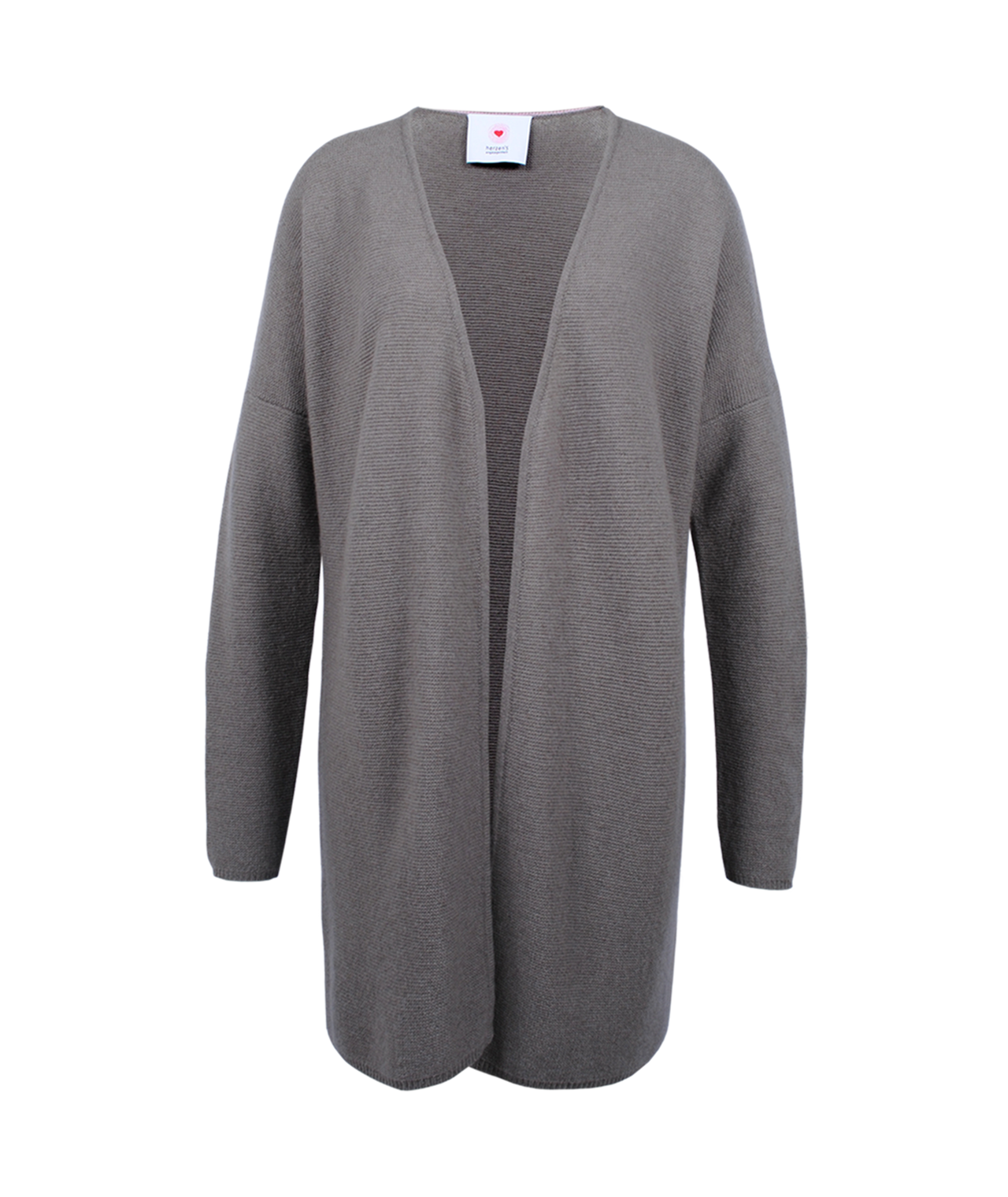Strickmantel | grau