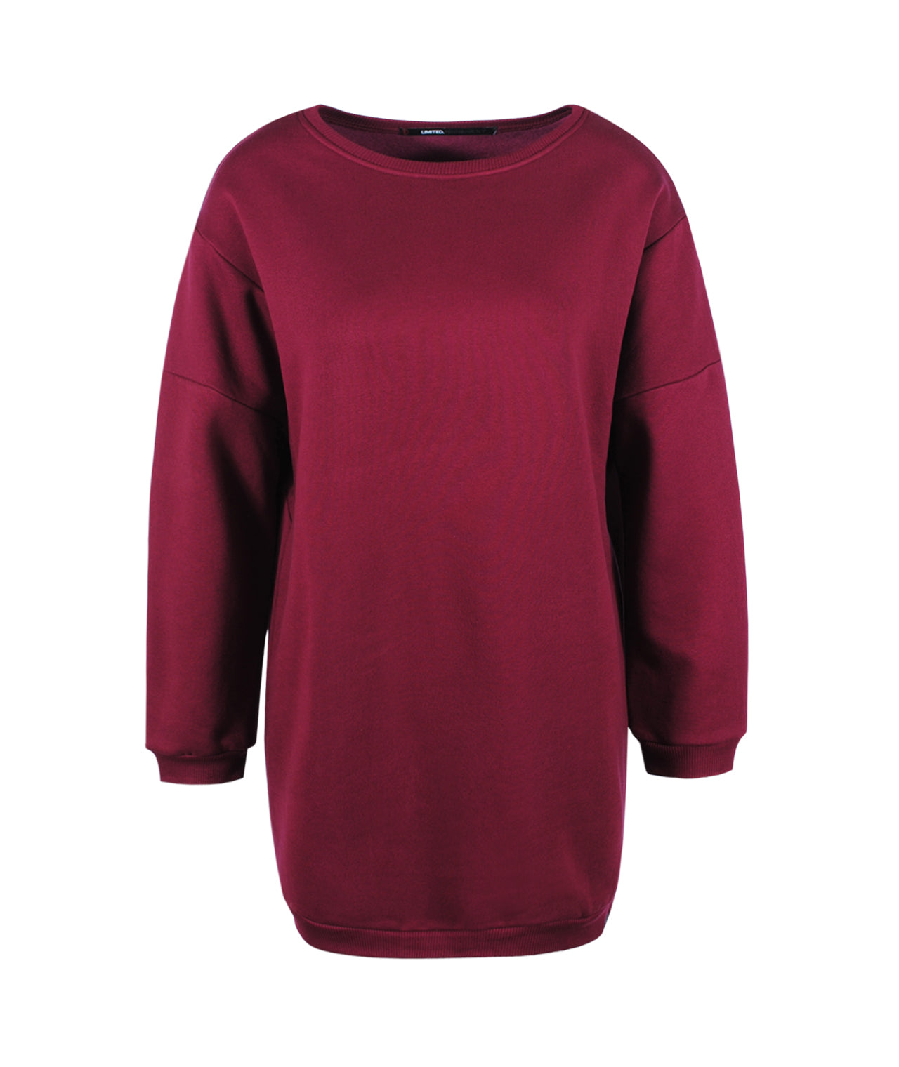 Sweatkleid | bordeaux
