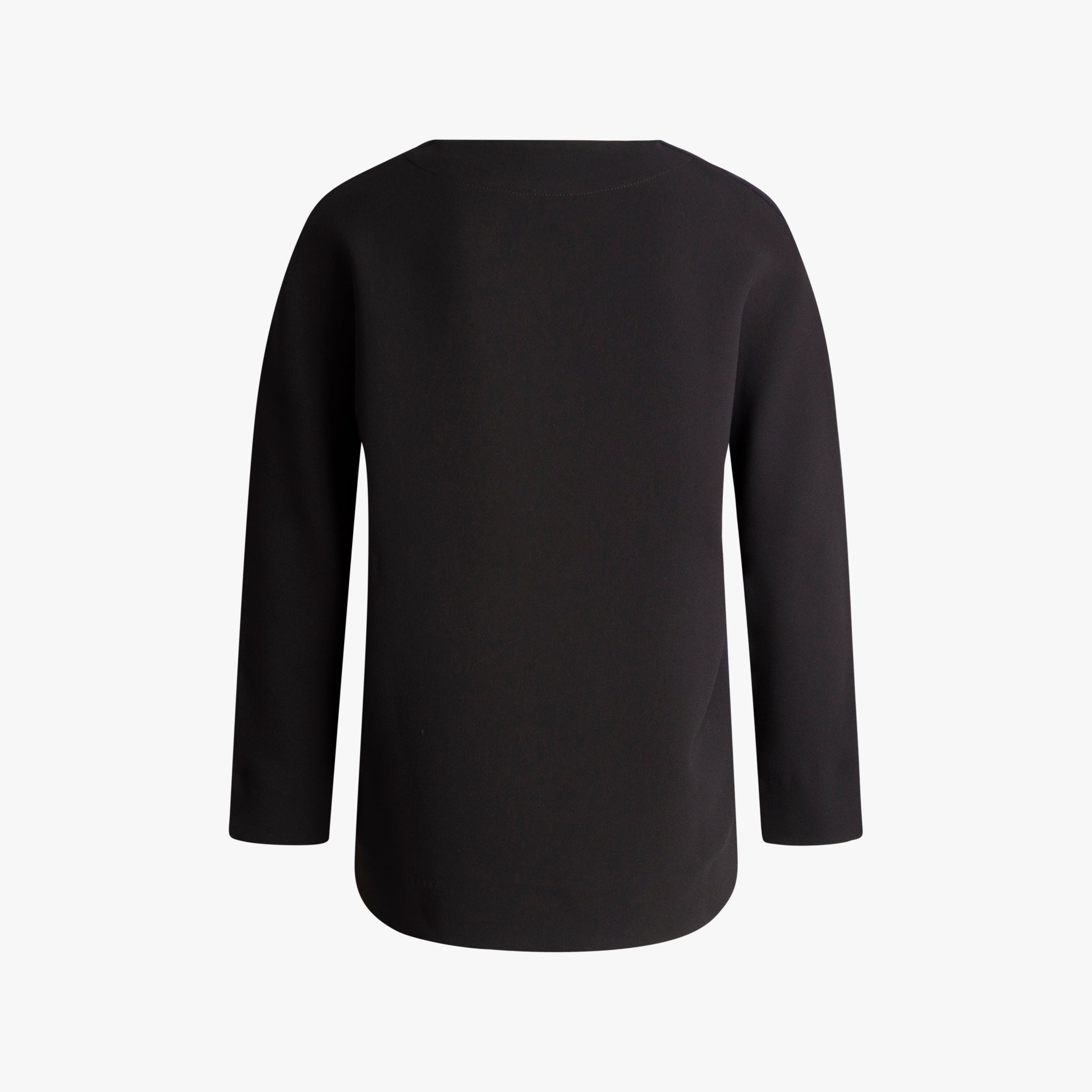 V-Blusenshirt Bicolor | navy