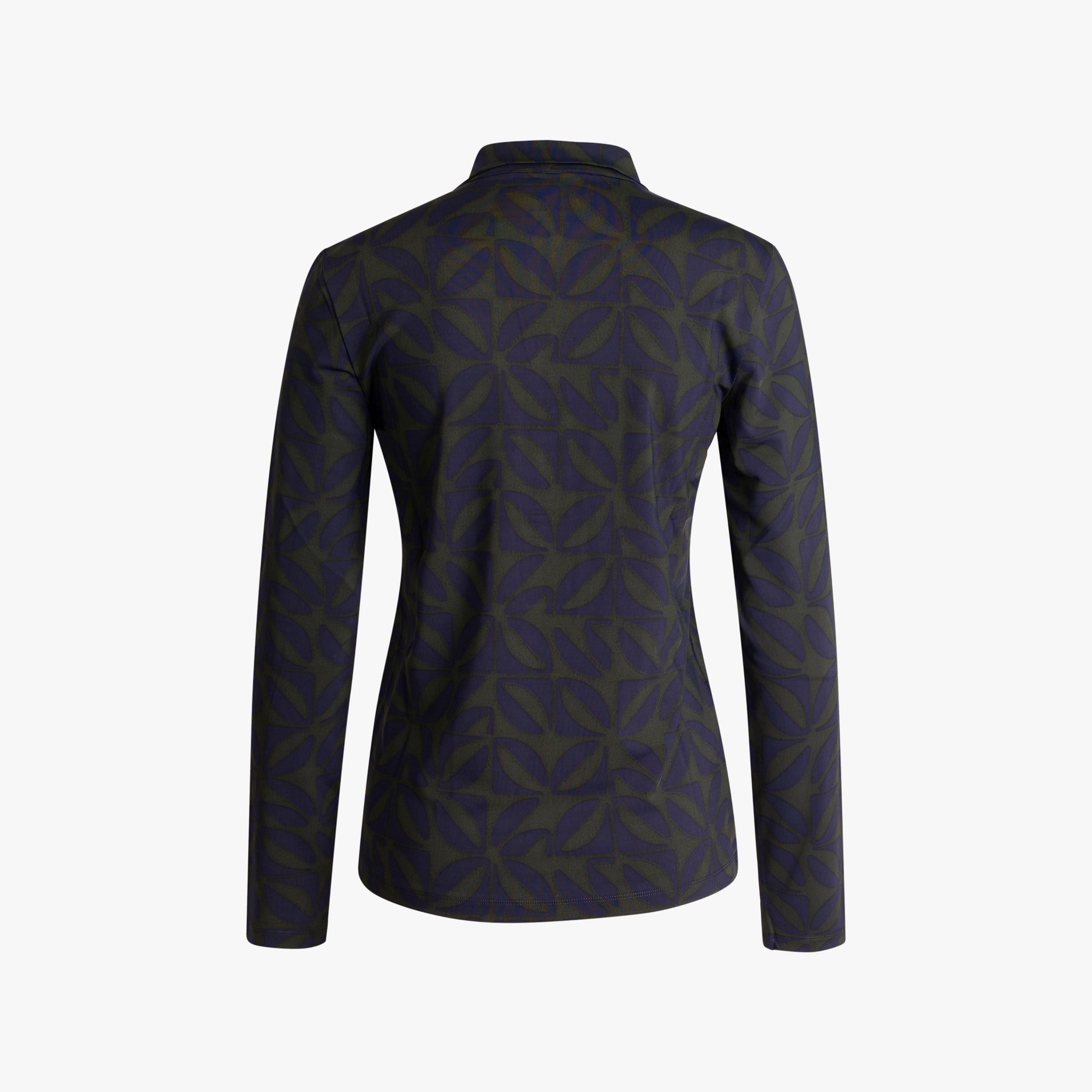 Bluse Pattern | dunkelblau