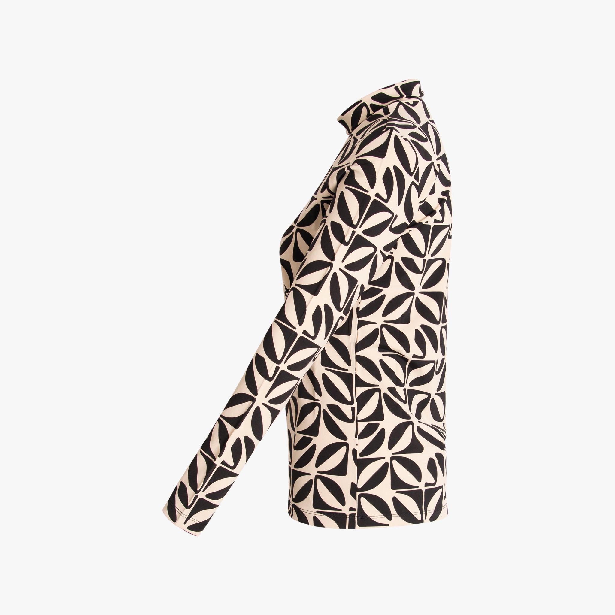 Rollishirt Pattern | schwarz-weiß