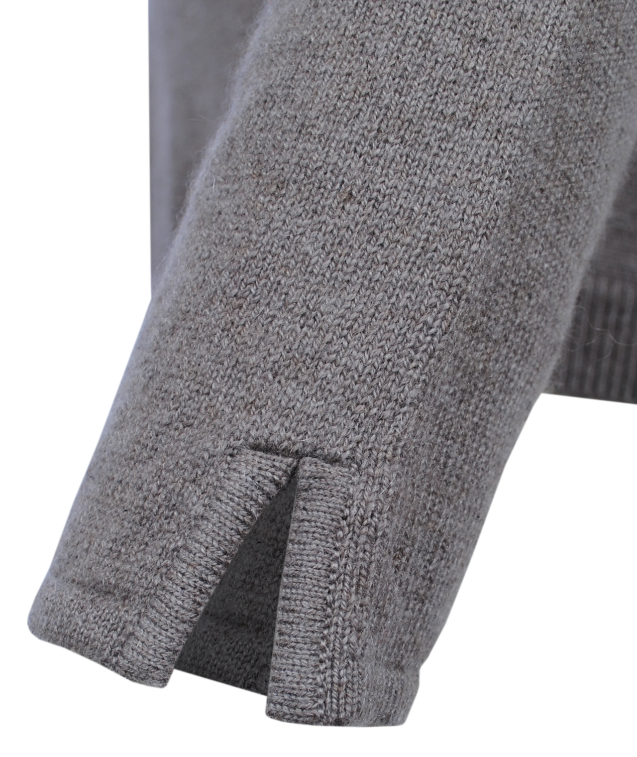 V-Pulli schmal | taupe