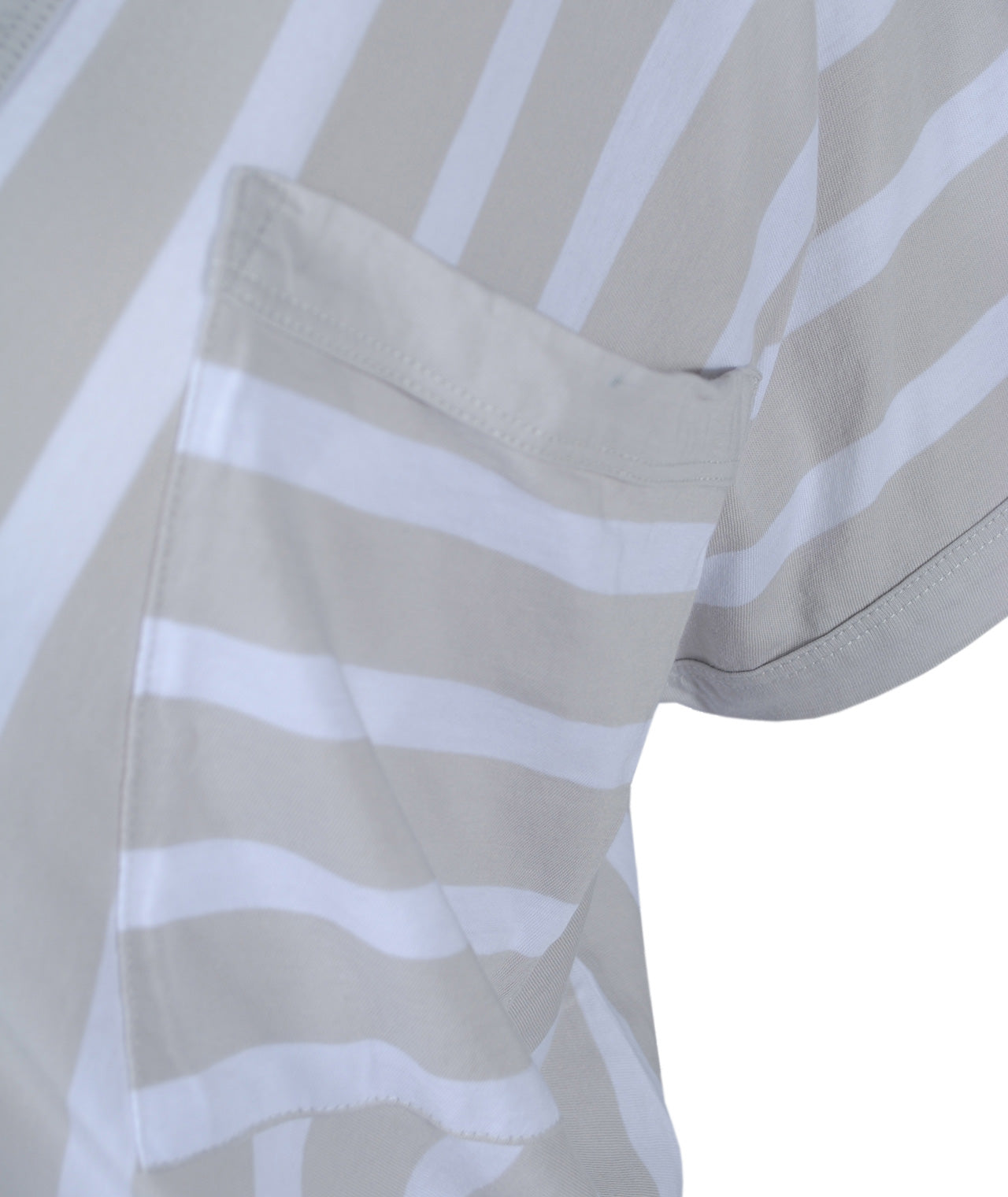 V2-Shirt Streifen | grau