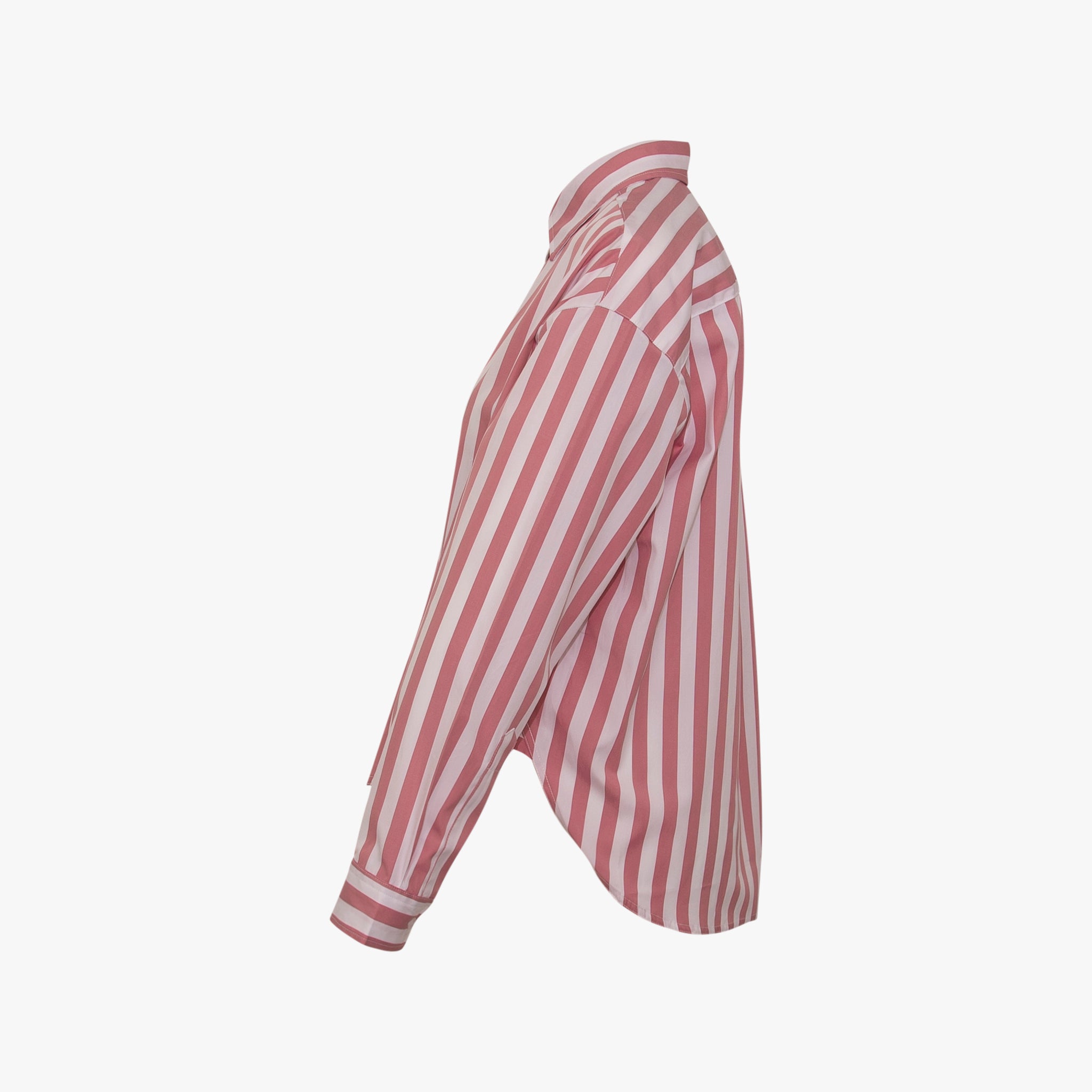 Bluse Streifen | rosa