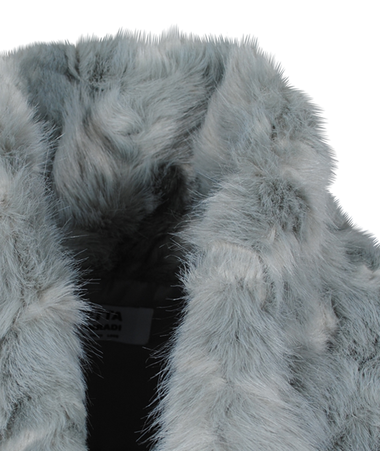 Webpelzweste Boxy | hellgrau