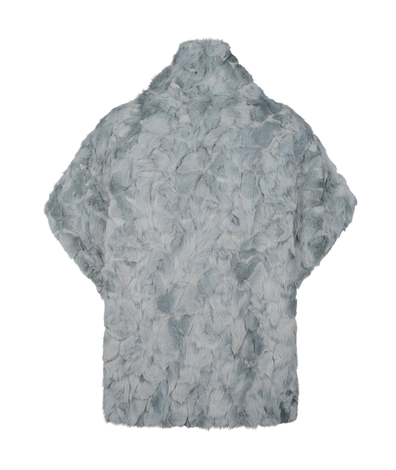 Webpelzweste Boxy | hellgrau