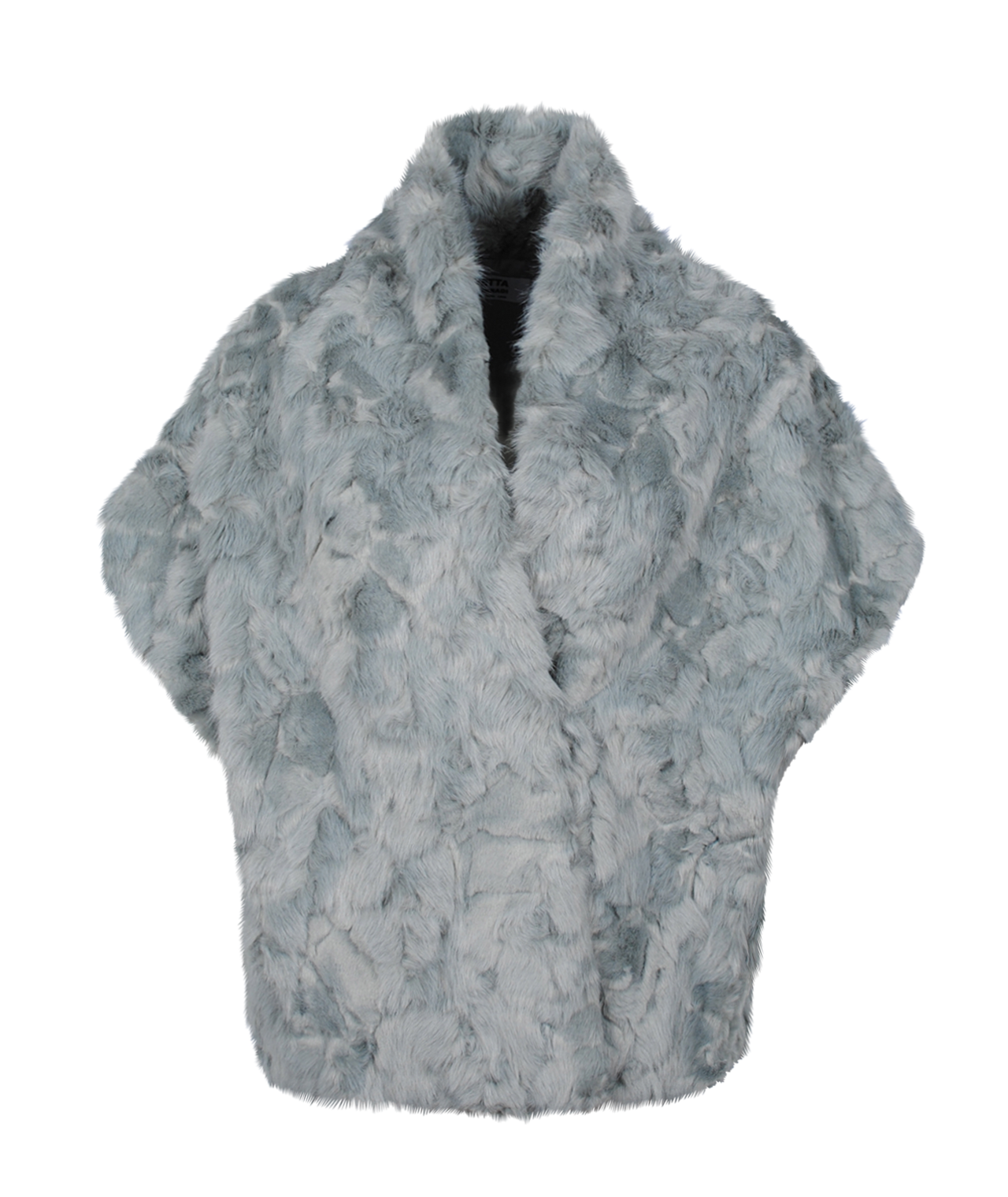 Webpelzweste Boxy | hellgrau