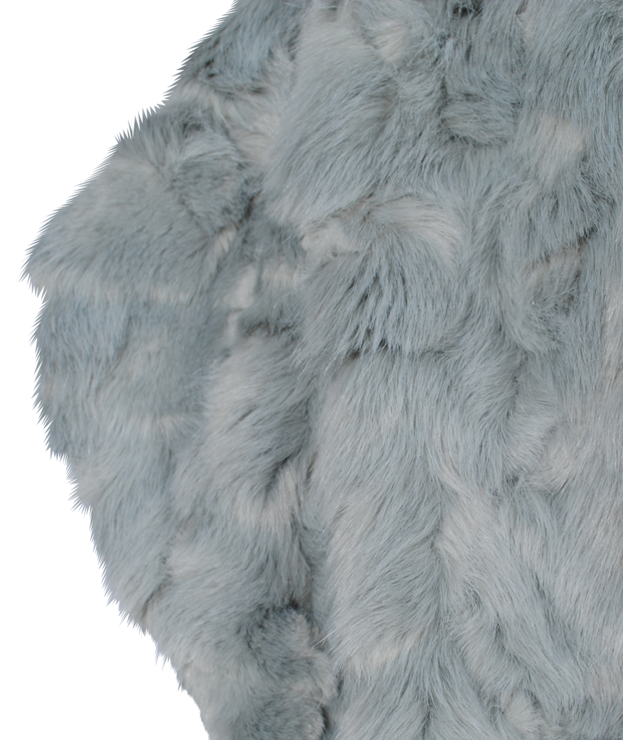 Webpelzweste Boxy | hellgrau