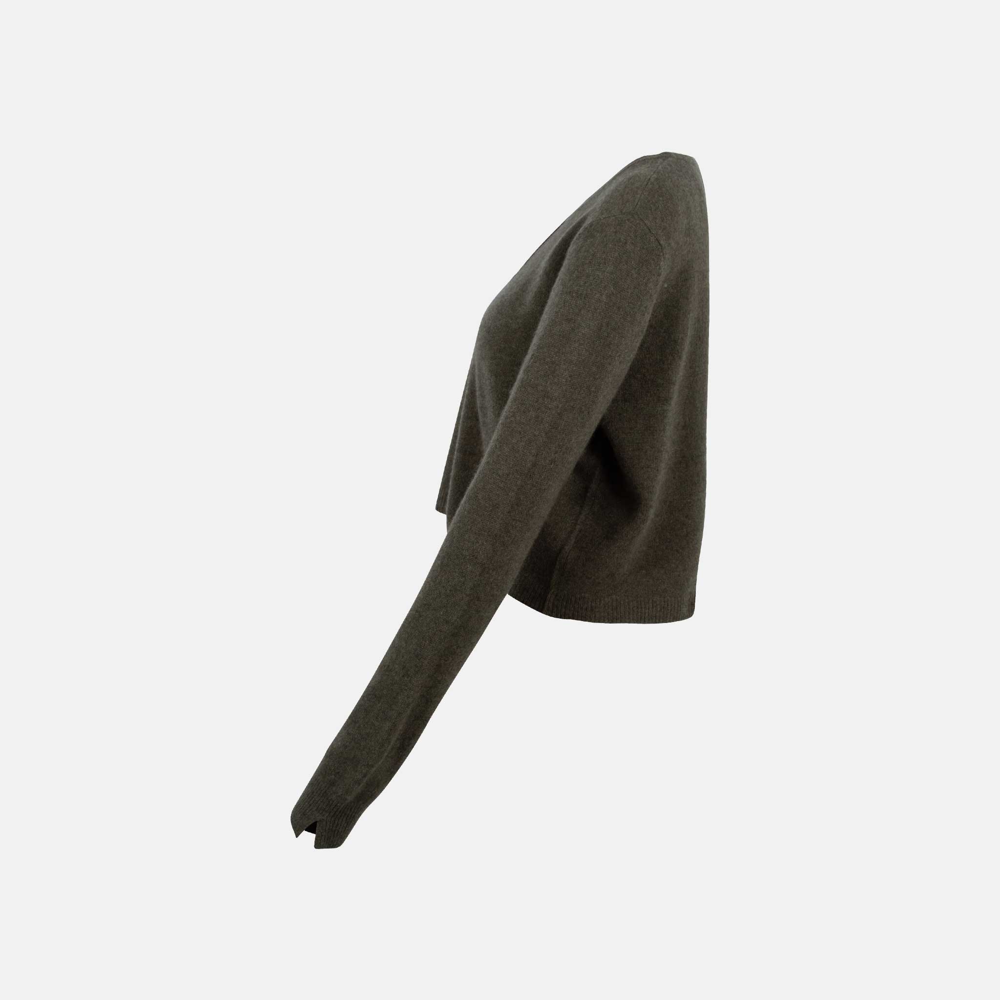 Absolut Cashmere Cashmere Jacke Atika Seite | khaki