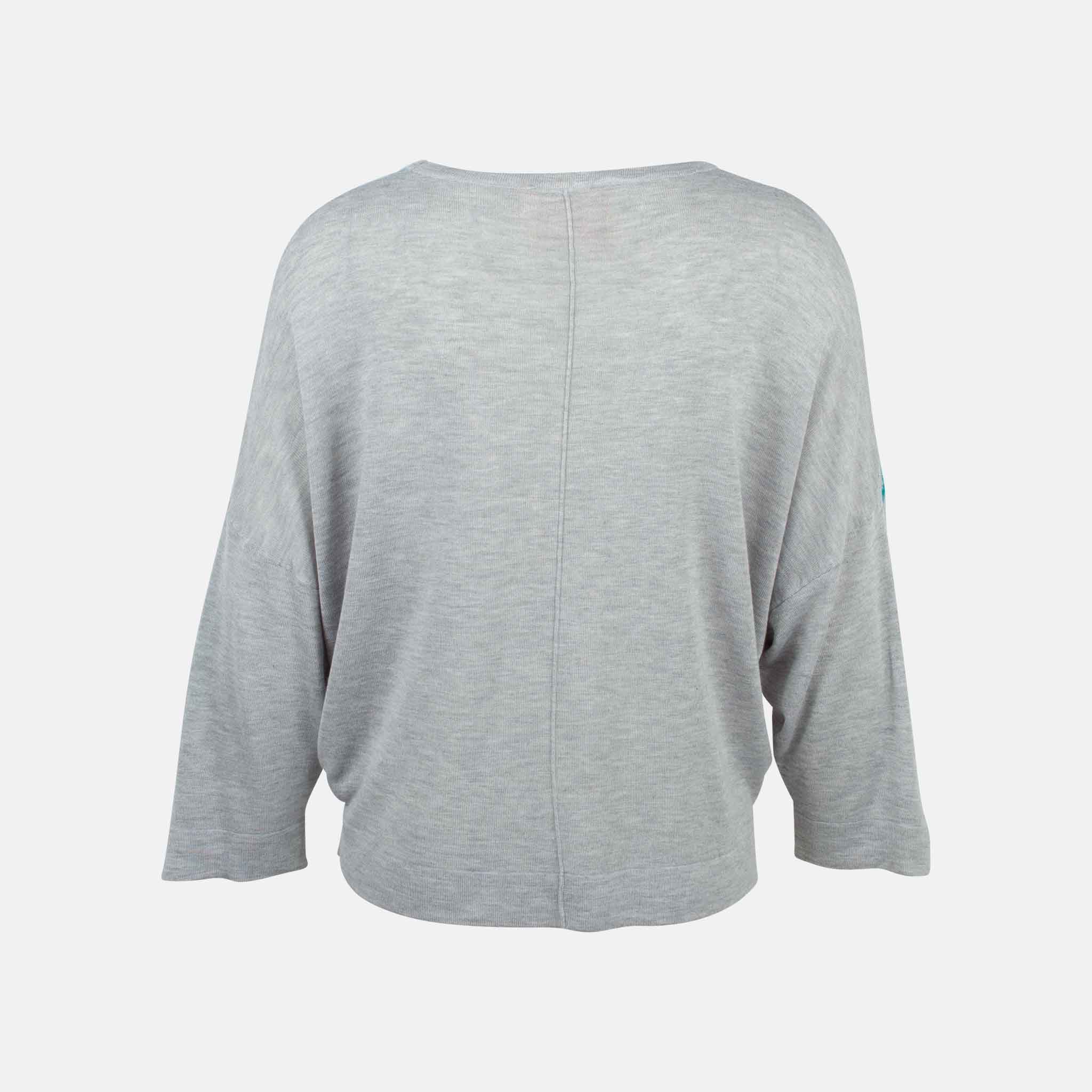 Absolut Cashmere Pulli Maxine Rückenteil | graumelange