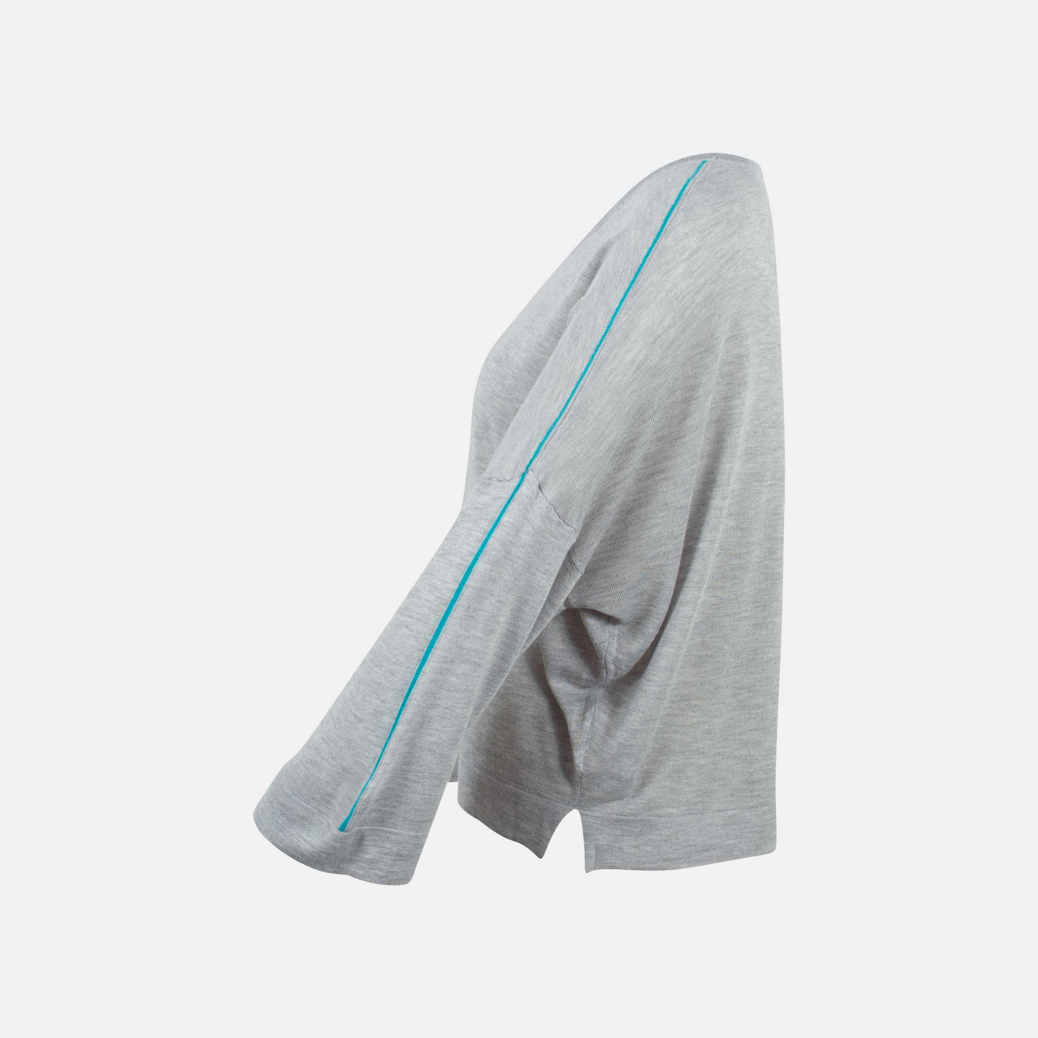 Absolut Cashmere Pulli Maxine Seite | graumelange