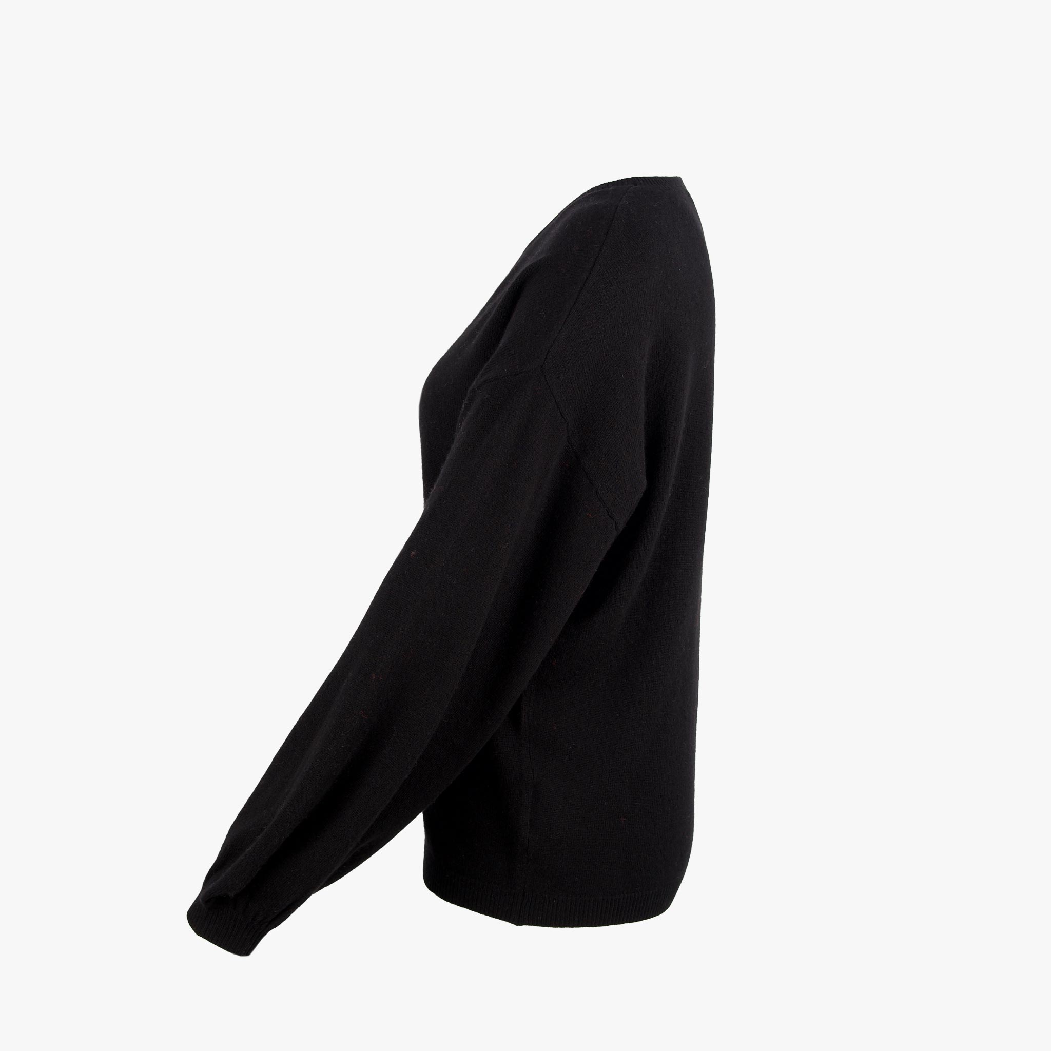 Absolut Cashmere Pulli Ballonärmel | schwarz
