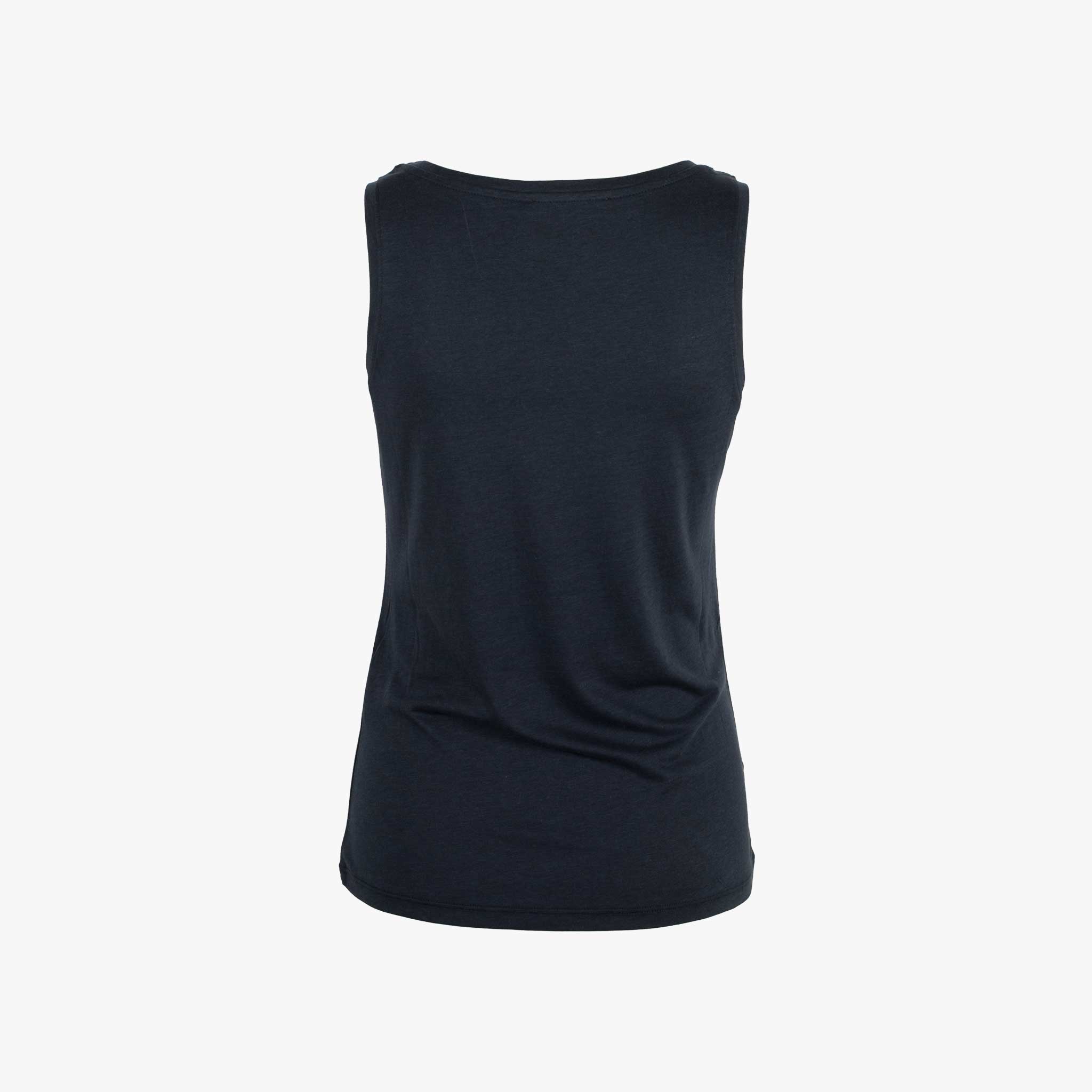 Absolut Cashmere Top uni Dauphine | nachtblau