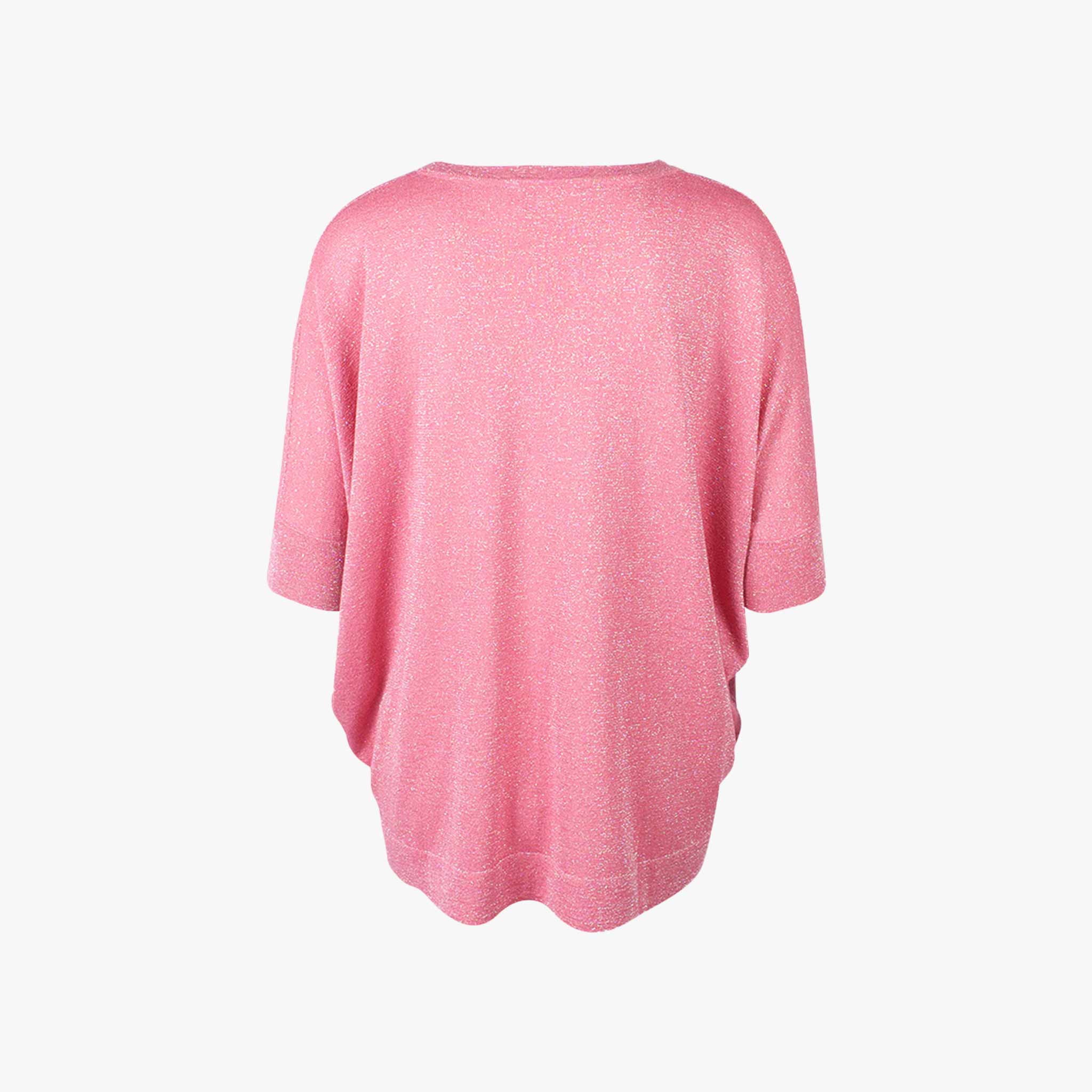 V-Poncho Glitzer (rosa, XXS) | rosa